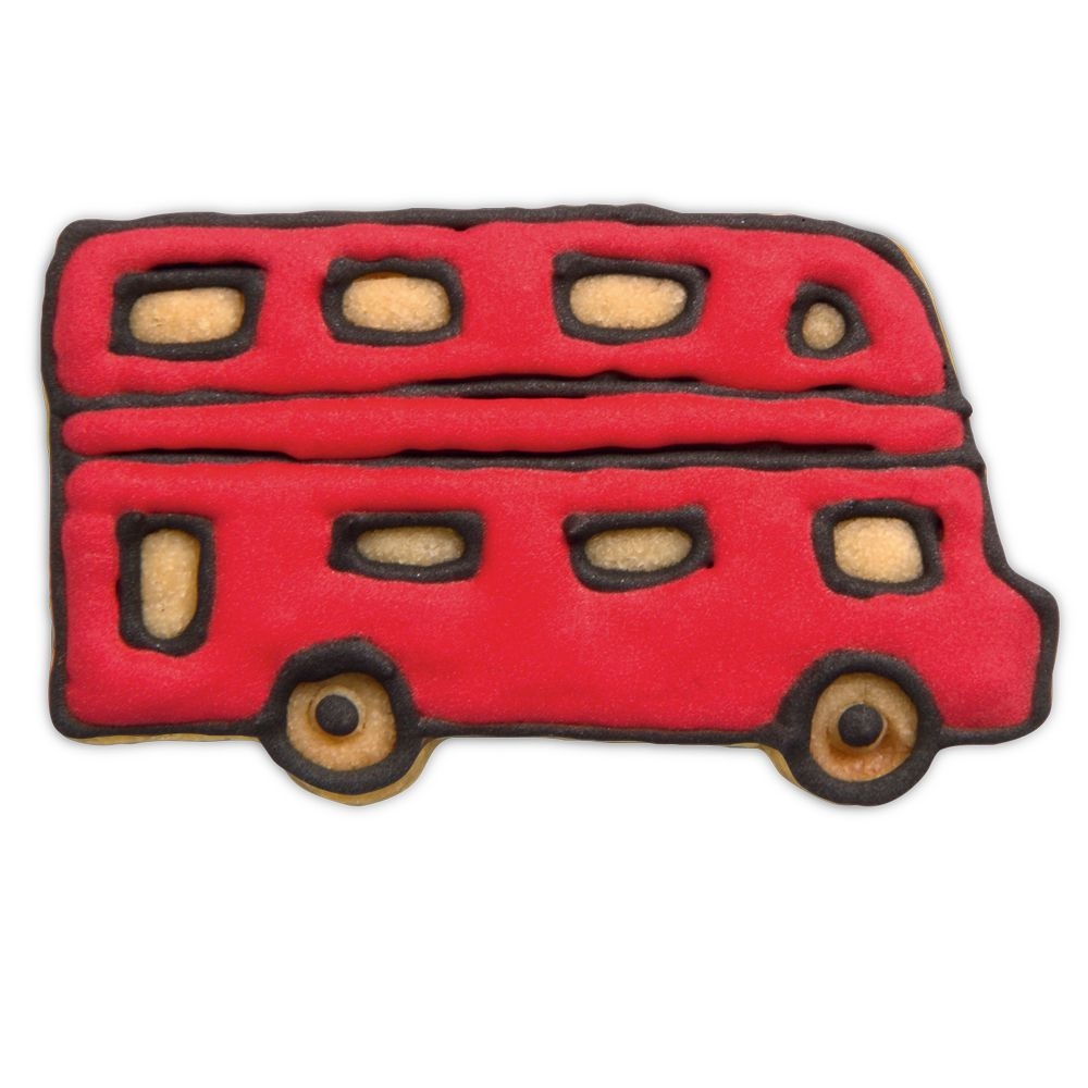 Städter - Cookie cutter Double-deck bus - 8 cm
