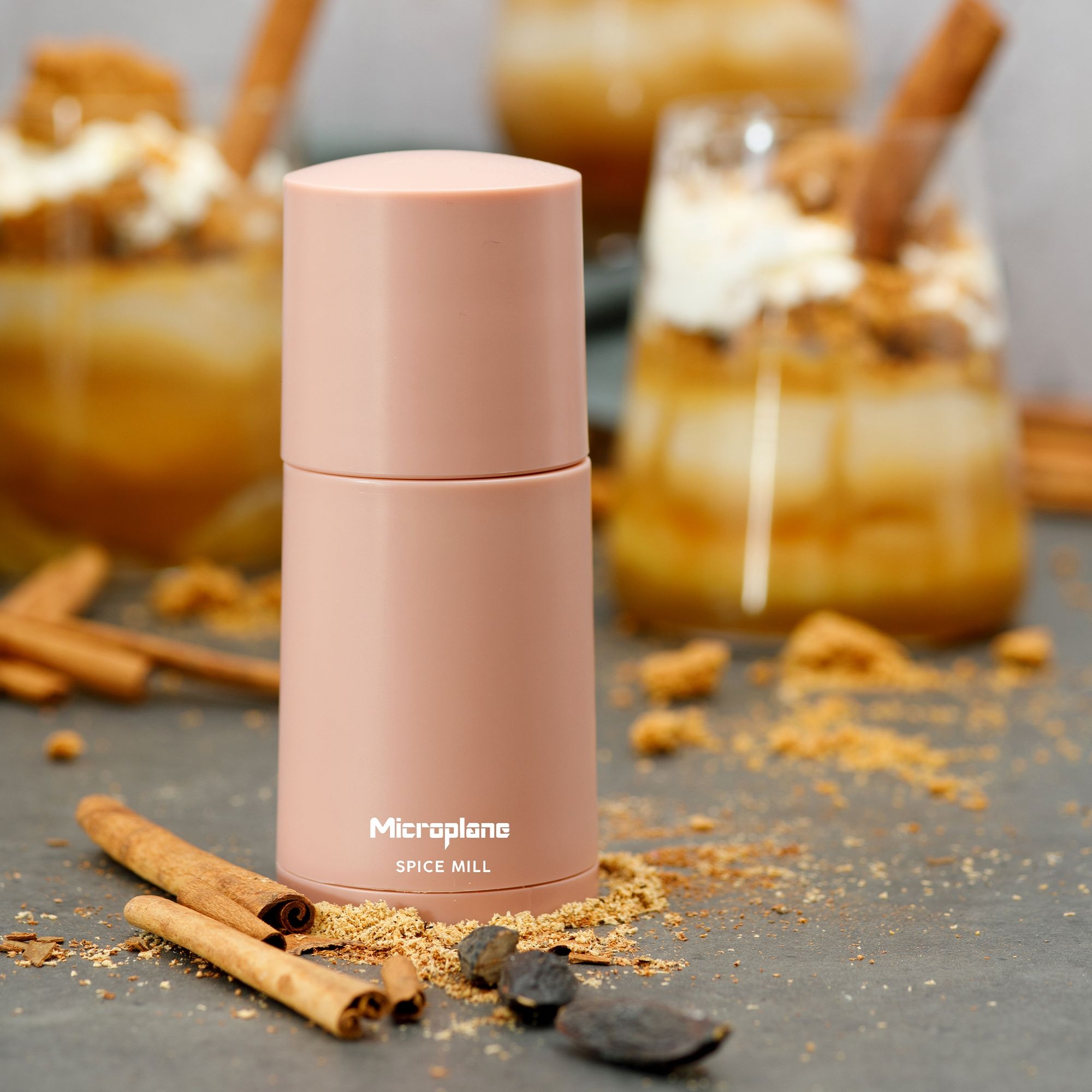 Microplane - Muskatmühle 2in1 - Dusty Rose Microplane - Muskatmühle 2in1 - Dusty Rose