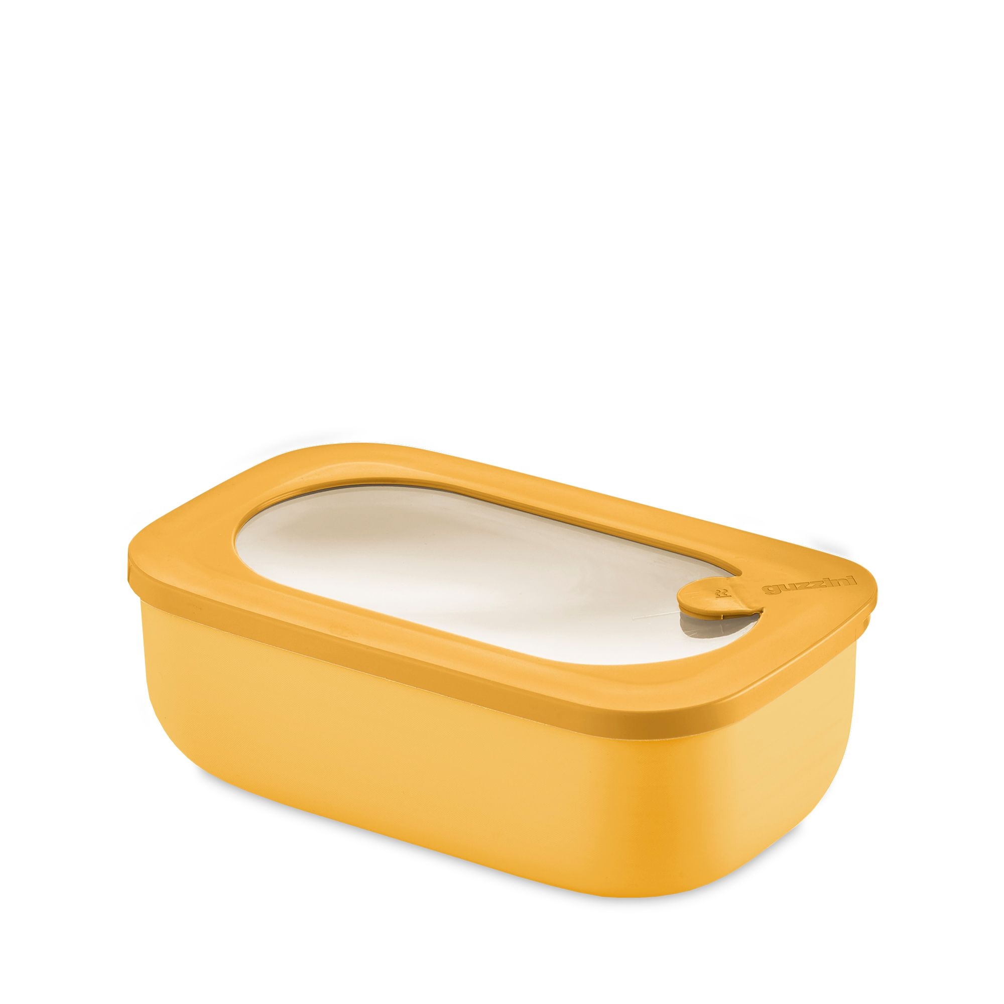 Guzzini - storage jar Eco Store & More 900ml rectangular - mango yellow Guzzini - storage jar Eco Store & More 900ml rectangular - mango yellow