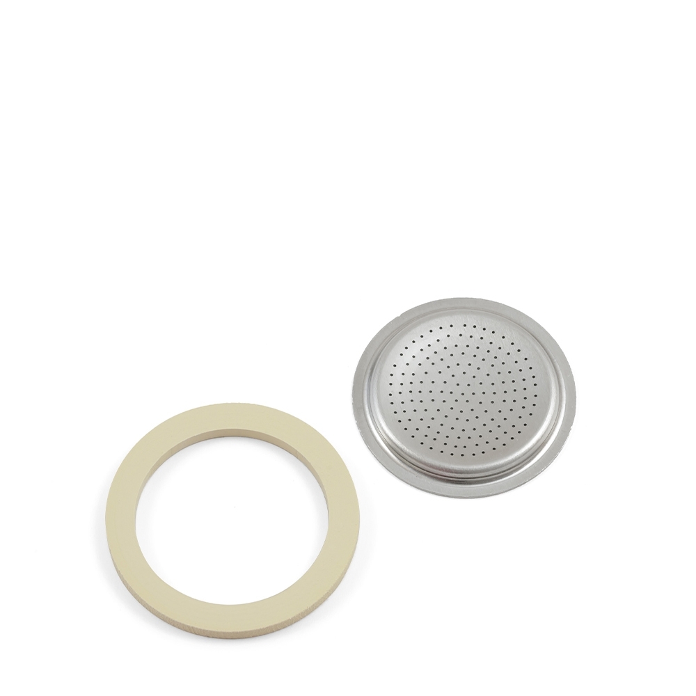 Bialetti - 1 Dichtungsring + 1 Filtersieb, Ø 57 mm