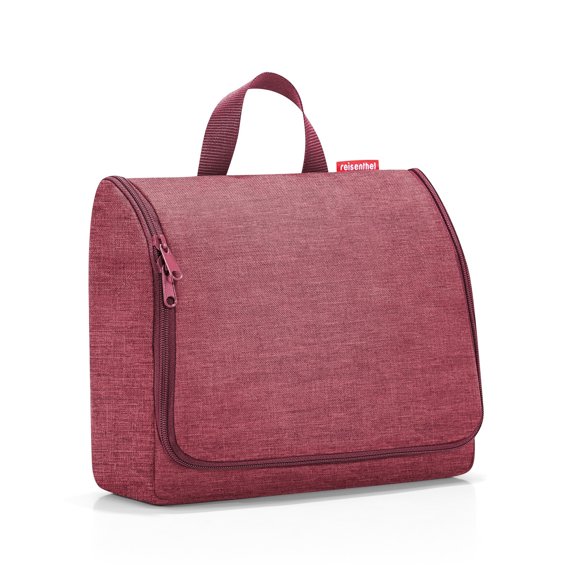 Burgundy reisenthel wash bag with handle