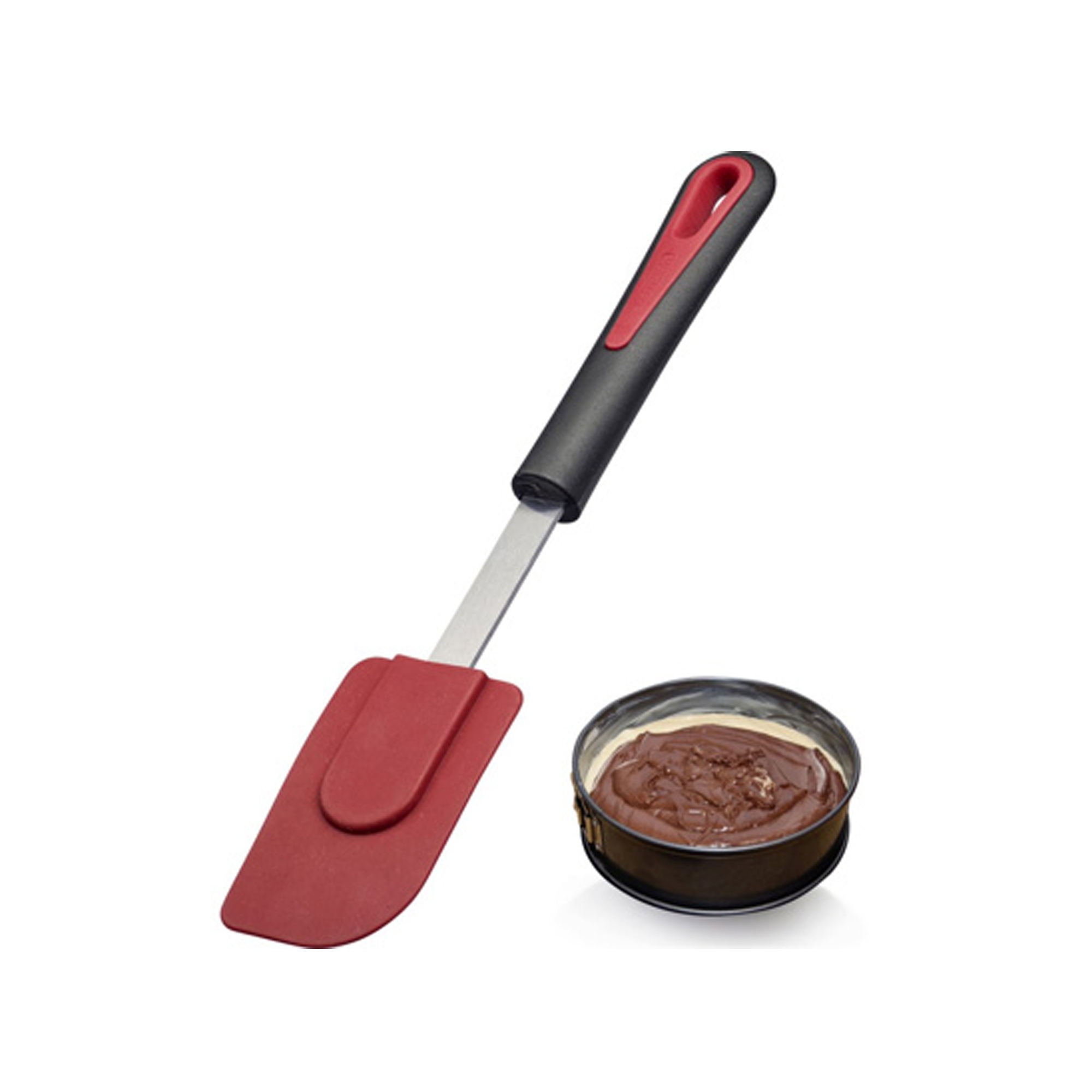 Westmark “Gallant” cooking and dough scraper in use