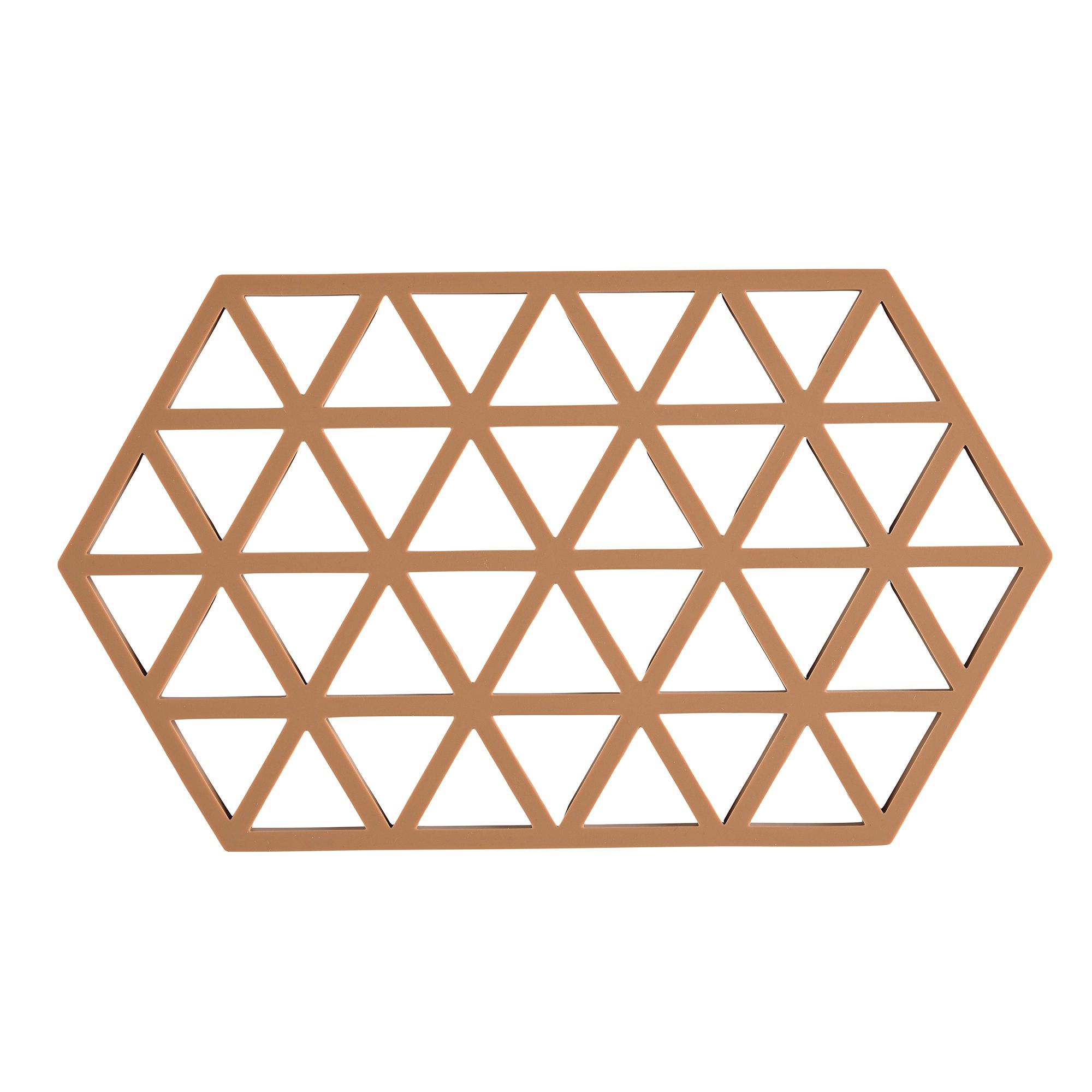 Zone - Triangles trivet - Light Terracotta