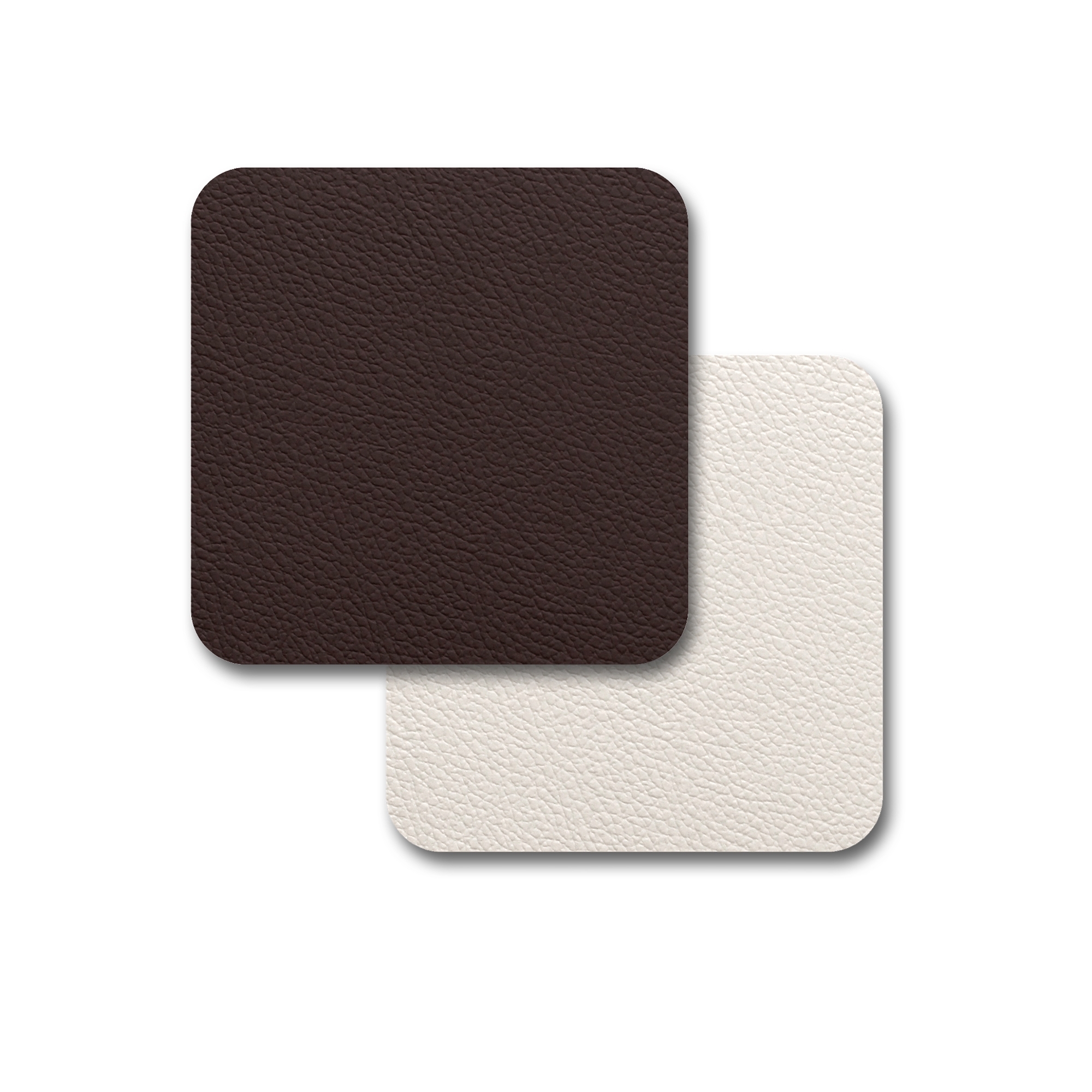 Freeform - FLEXIMATS - Tischset - 4er-Set - 10 x 10 cm - Schoko/Weiß