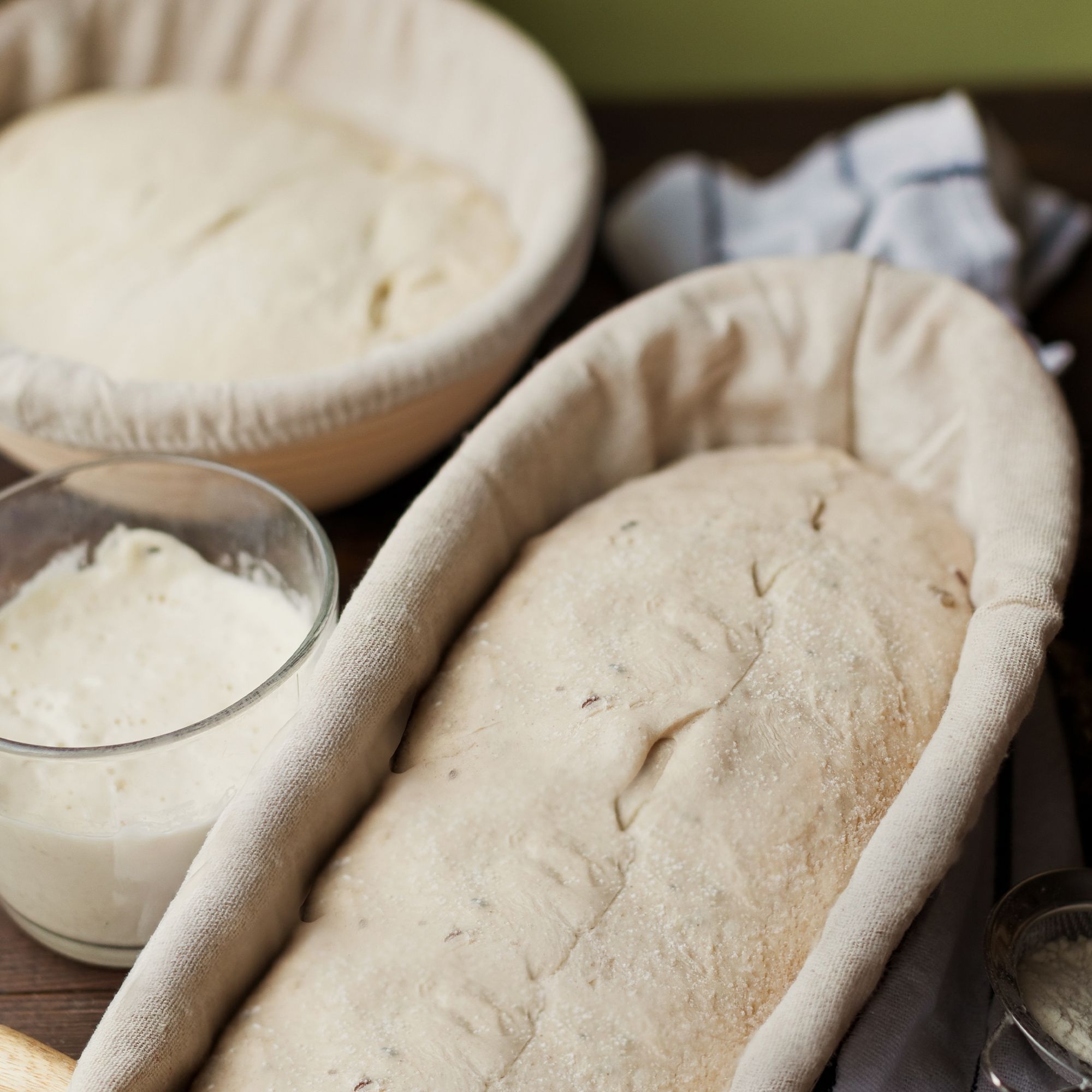 Proofing Basket elongated with liner - PADEIRO - 43 cm | Culinaris