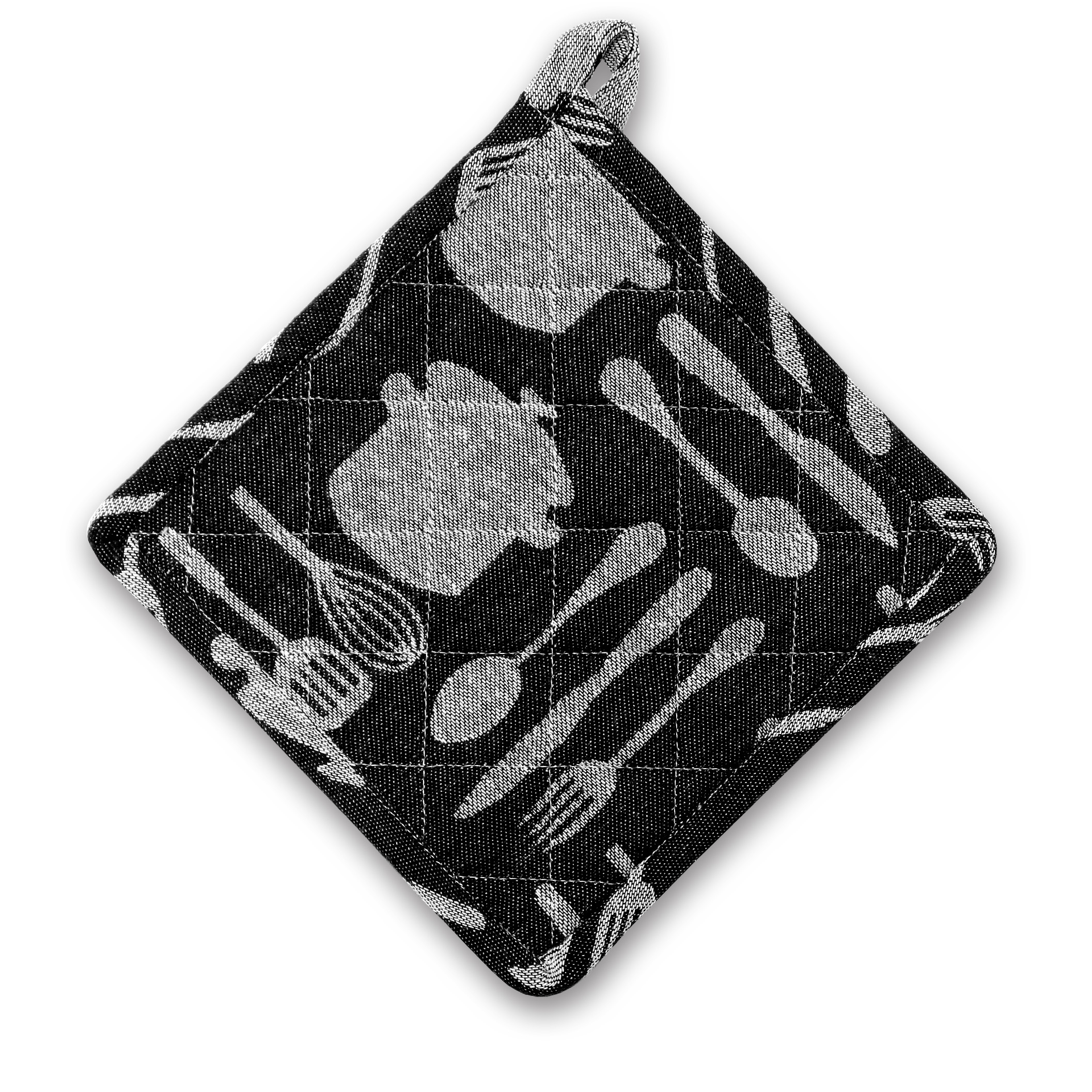 Oven Cloth - Black Cutlery | Culinaris Oven Cloth - Black Cutlery | Culinaris
