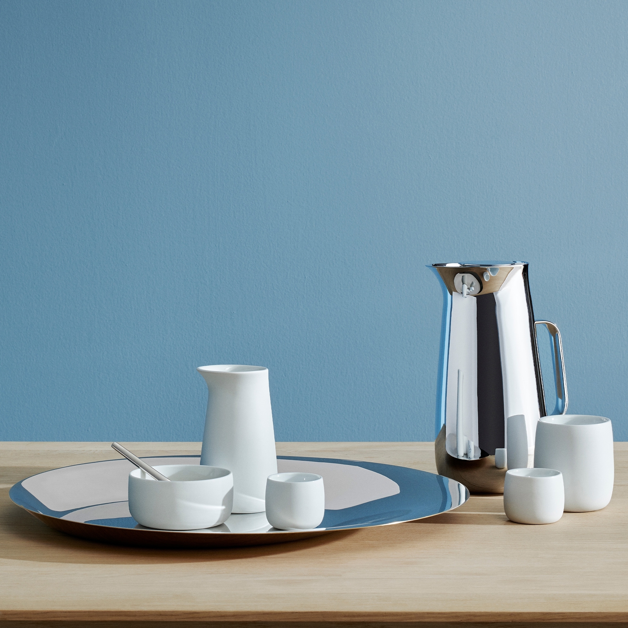 Stelton - Sugar bowl - FOSTER - white