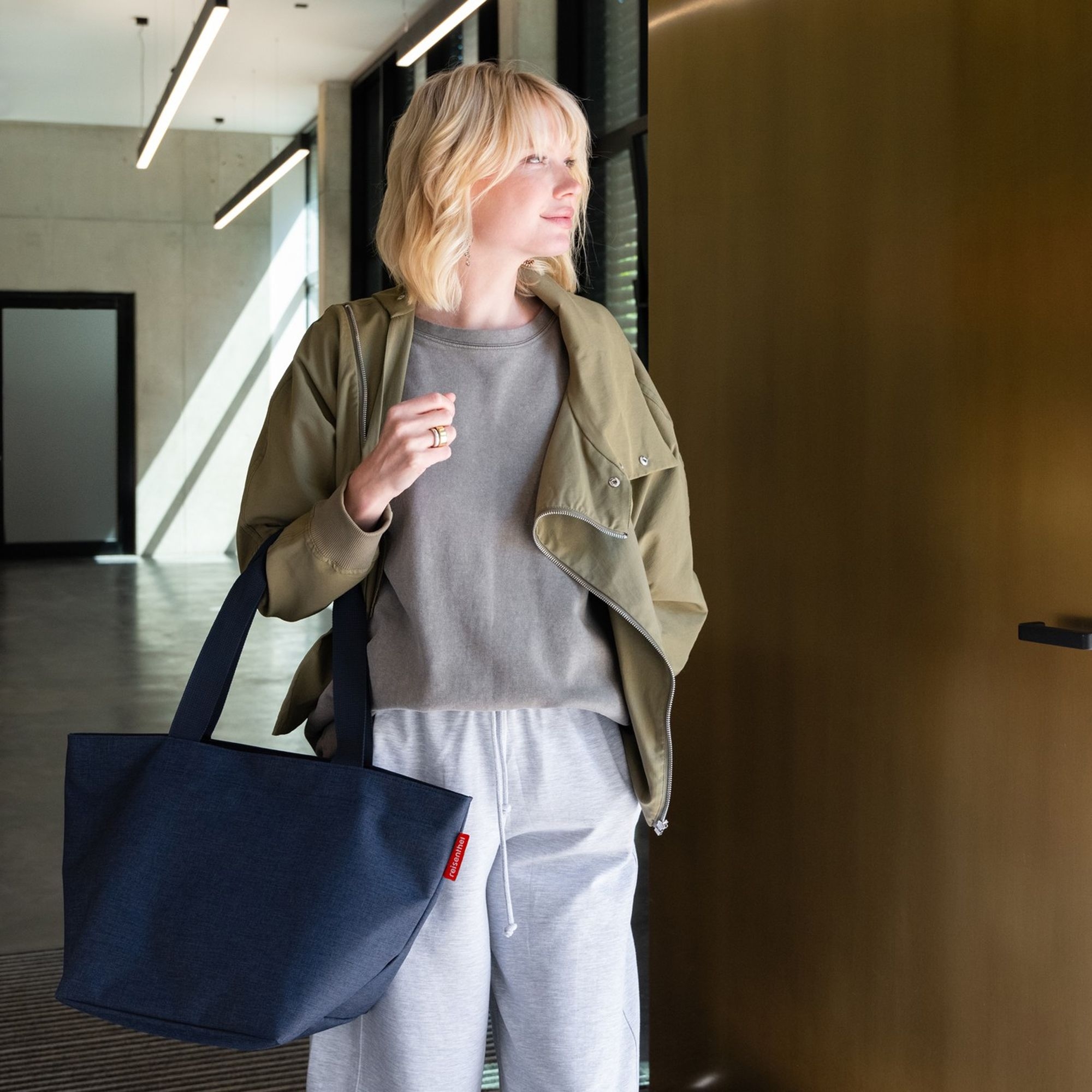 reisenthel - shopper M - twist navy