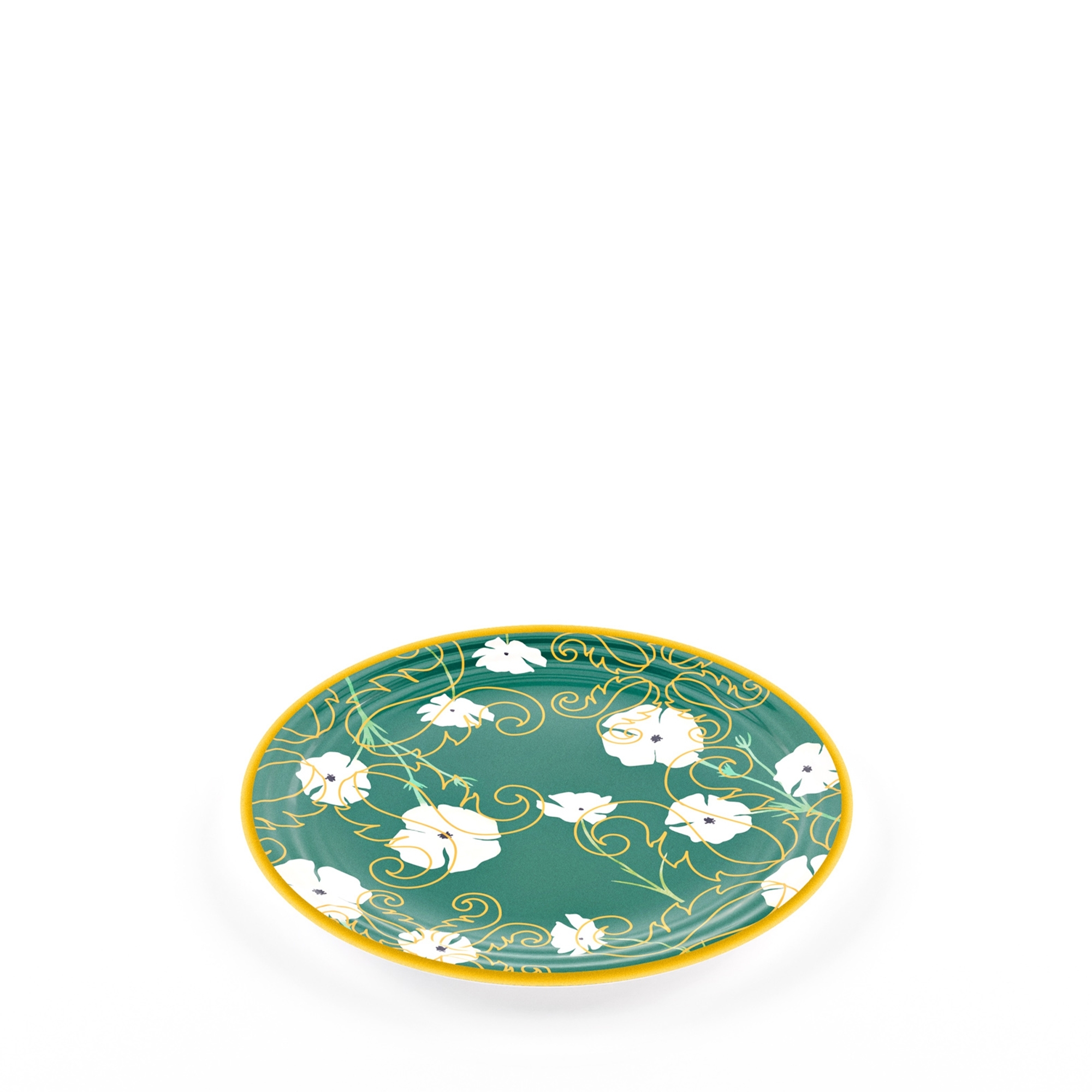 Guzzini - Flat plate 'Fusion' - Emerald