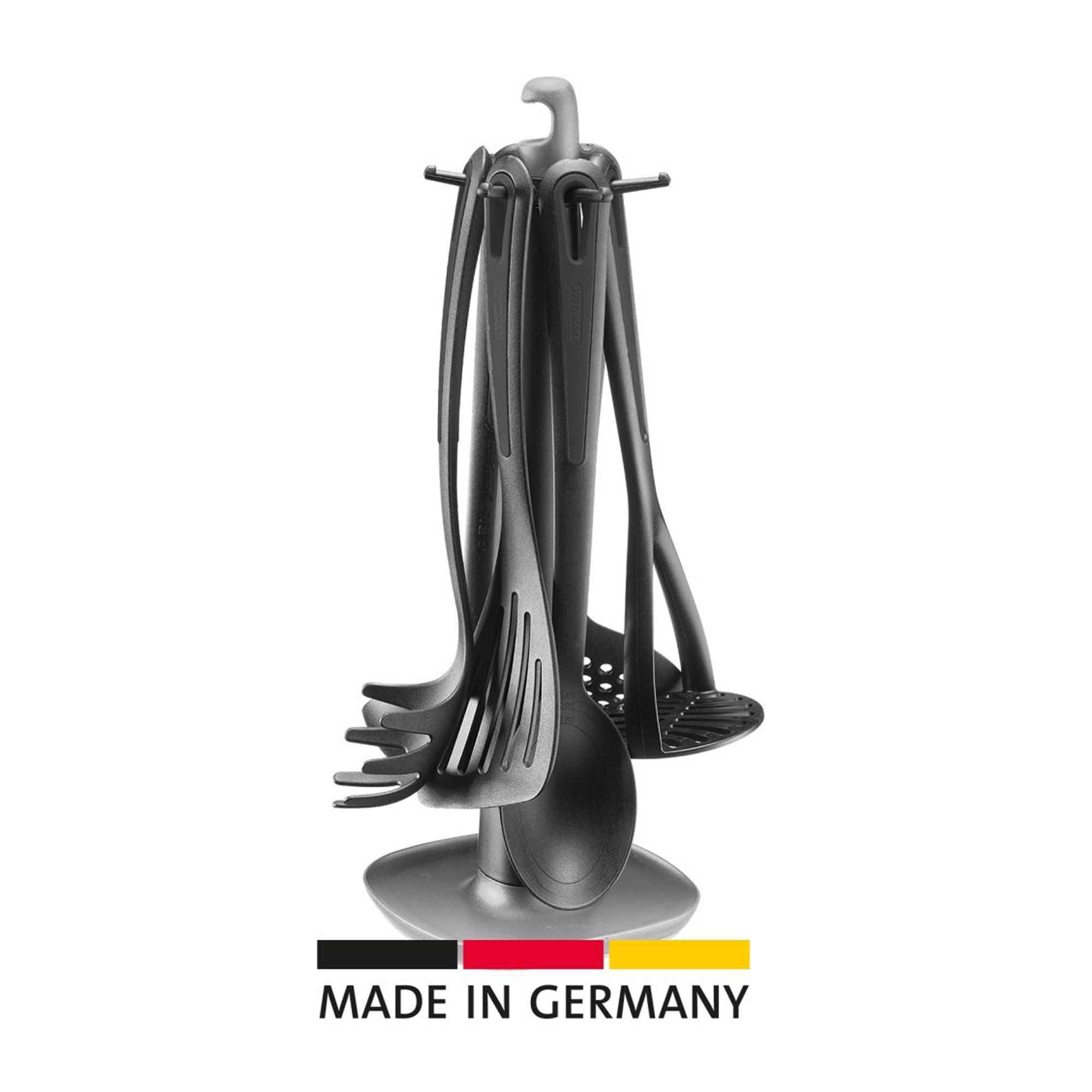 Westmark rotating stand with 7 Gentle kitchen utensils
