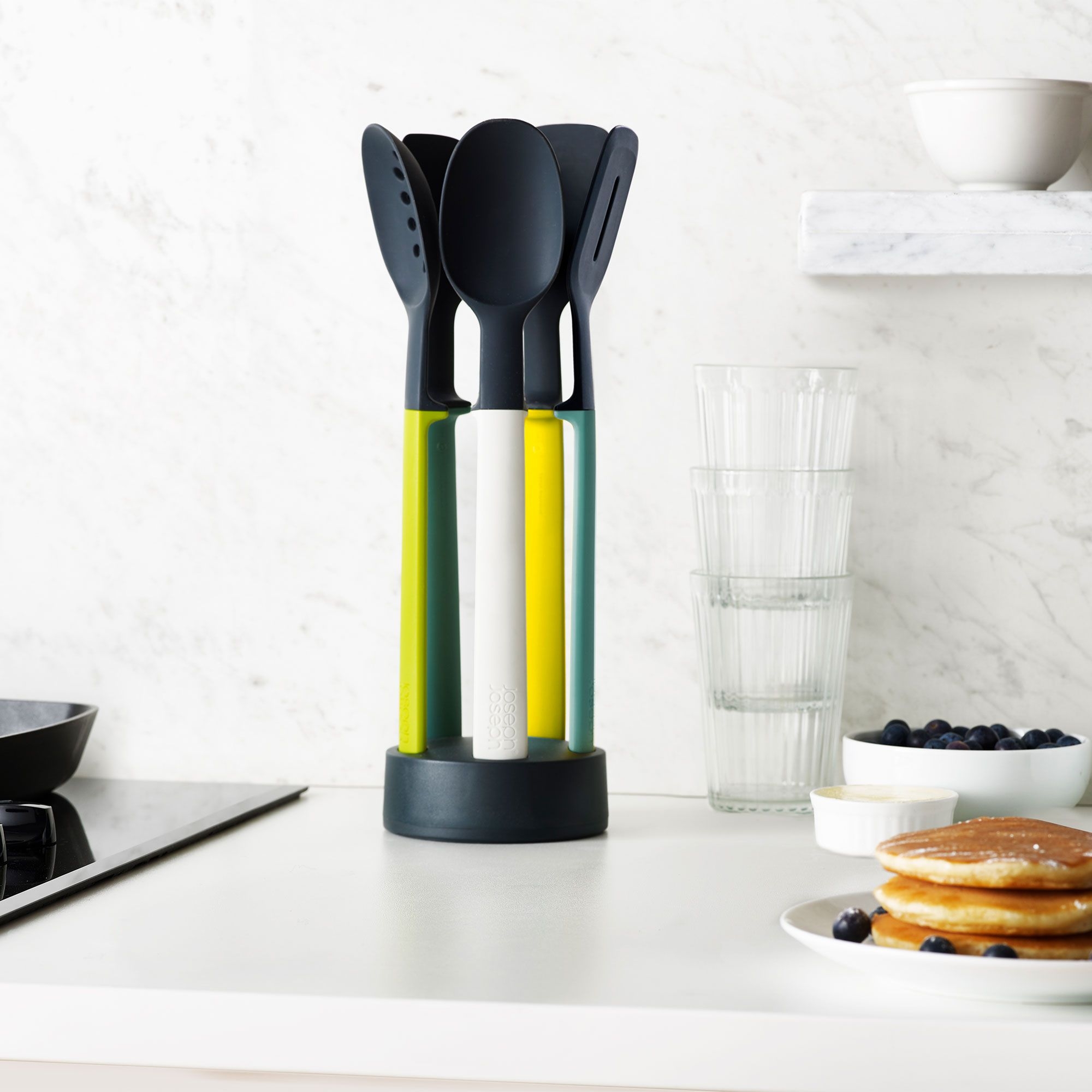 Joseph Joseph - 5tlg Utensilien-Set mit Aufbewahrungsständer Elevate™ Joseph Joseph - 5tlg Utensilien-Set mit Aufbewahrungsständer Elevate™