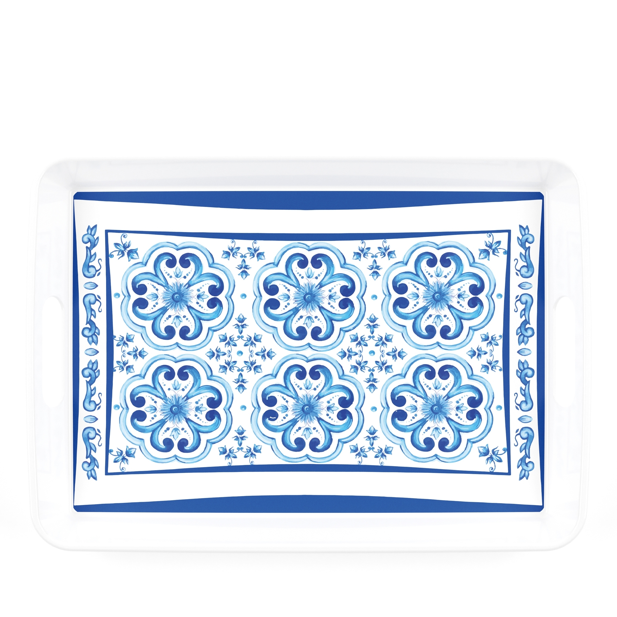 Guzzini - Rectangular tray with handles "Blues" Guzzini - Rectangular tray with handles "Blues"