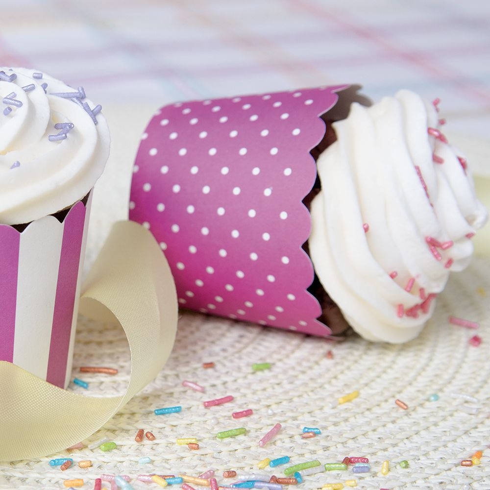 Städter - Cupcake Backform - ø 50 x 47 mm - Mini - Bunt - 12 Stück