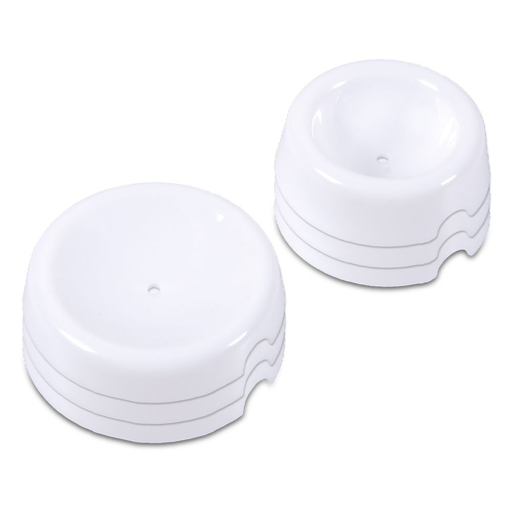 Städter - Fondant modelling tool Flower shaping bowls - white - Set, 6 pieces