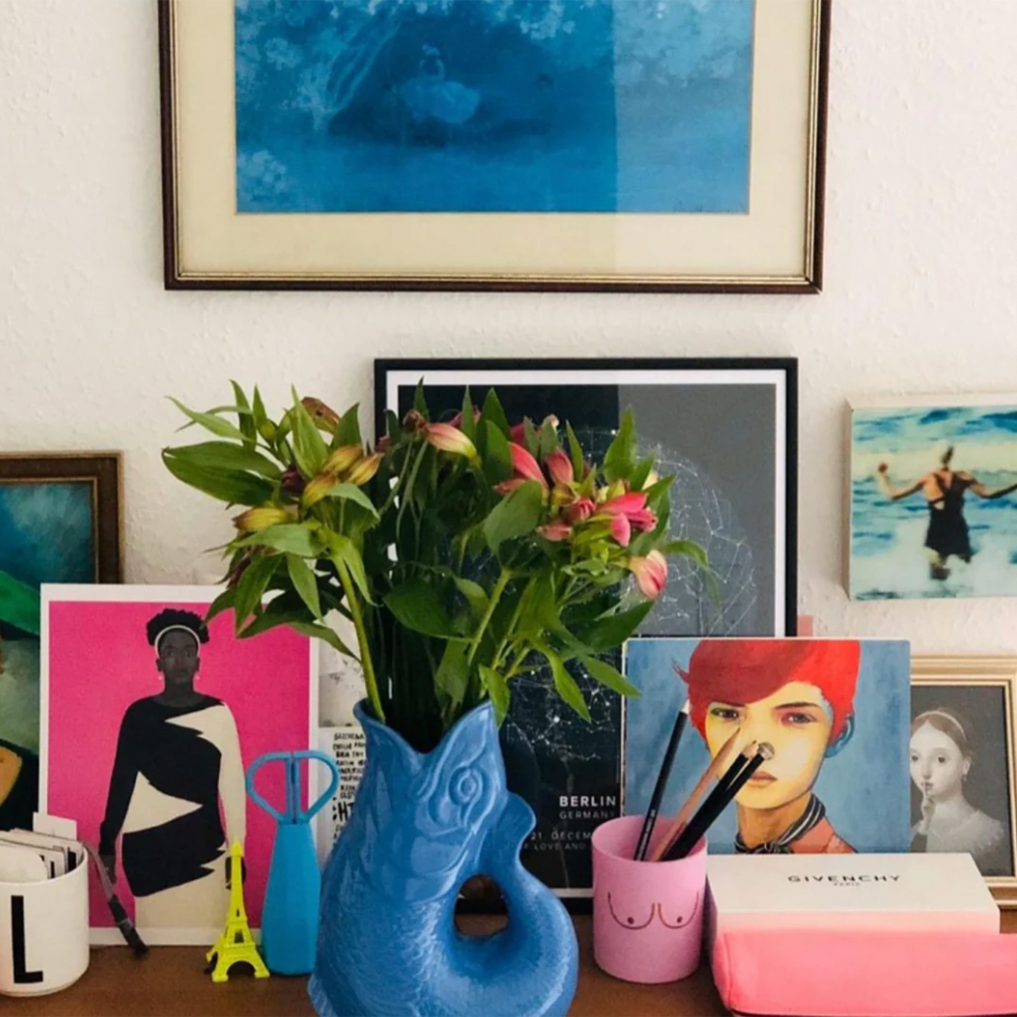 Gluckigluck - Ceramic Carafe L - Sea Blue