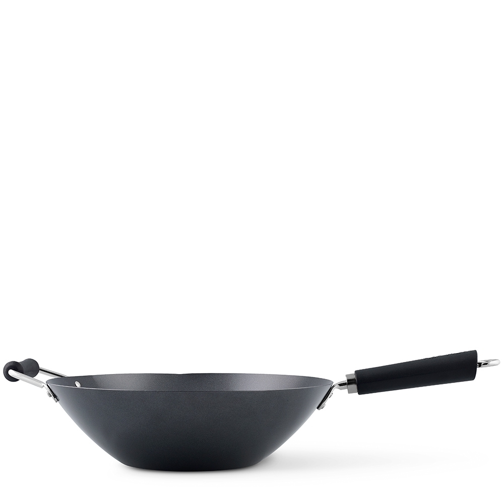 KEN HOM - Antihaft Karbon Stahl Wok in 4 Größen