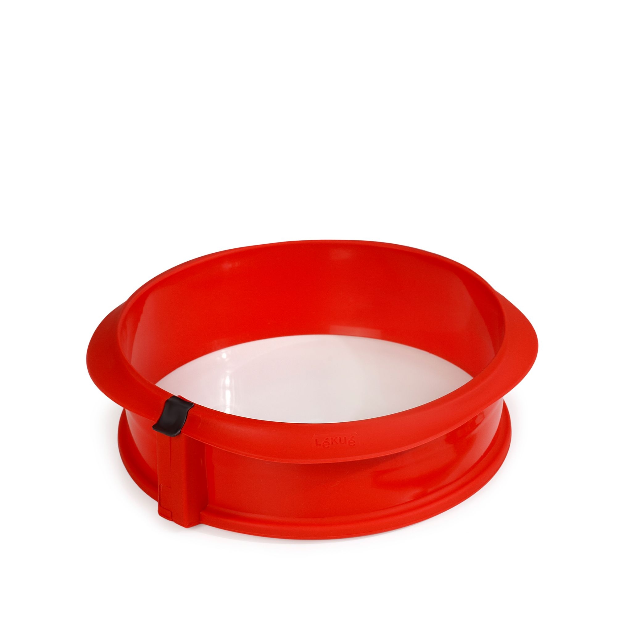 Lékué - springform pan with serving plate, 23 cm red
