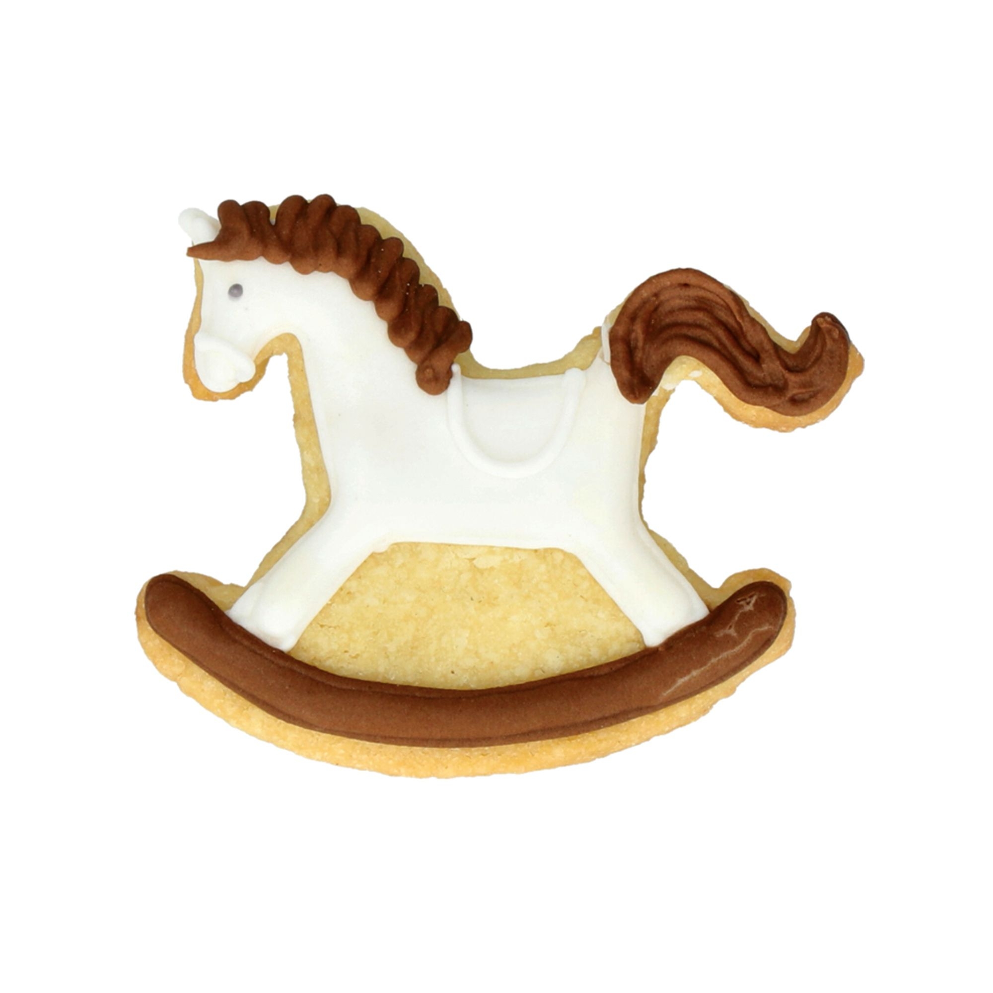 Birkmann - Mini cookie cutter - Rocking horse - 3 cm