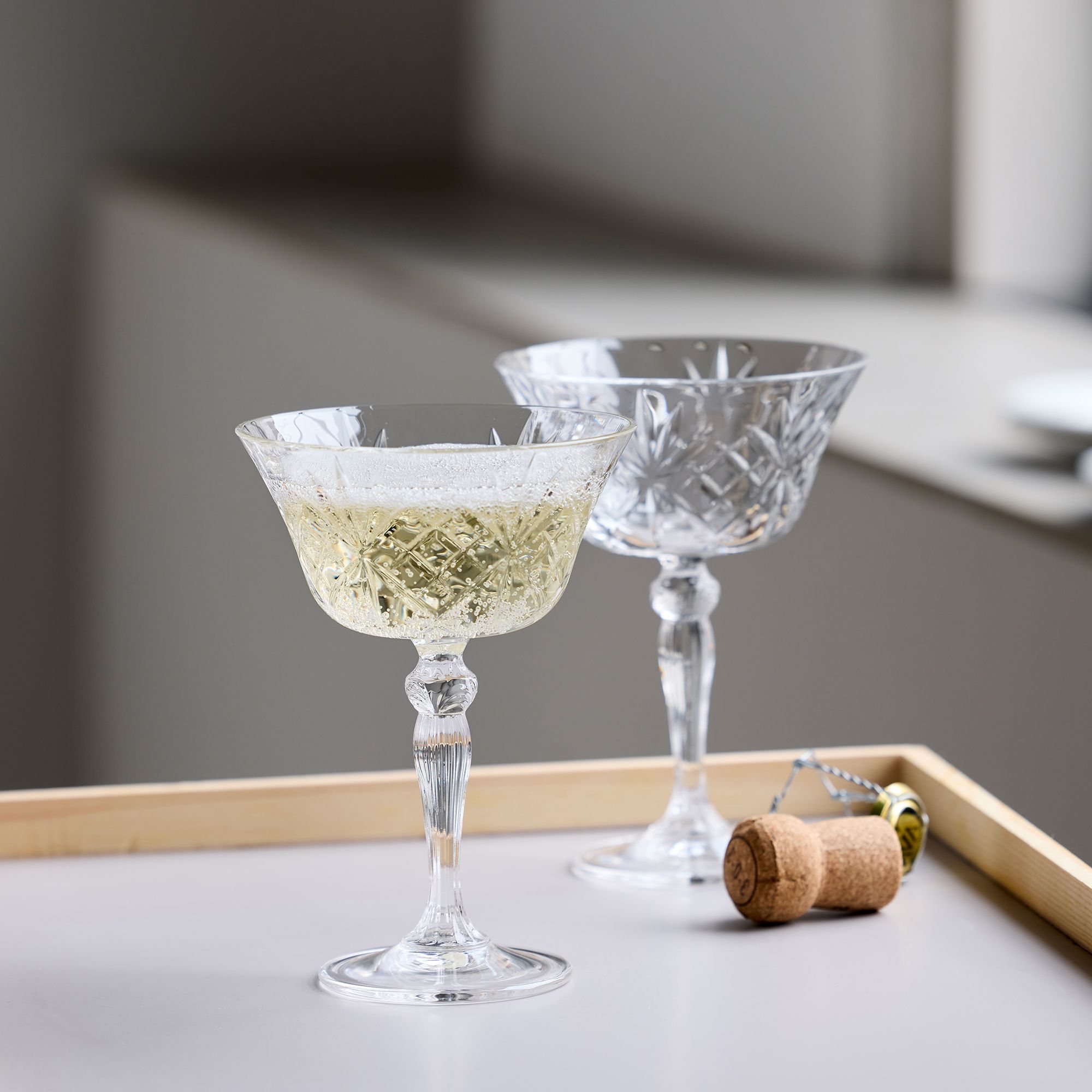 Lyngby Glas - Melodia - Champagner-Schale - einzeln