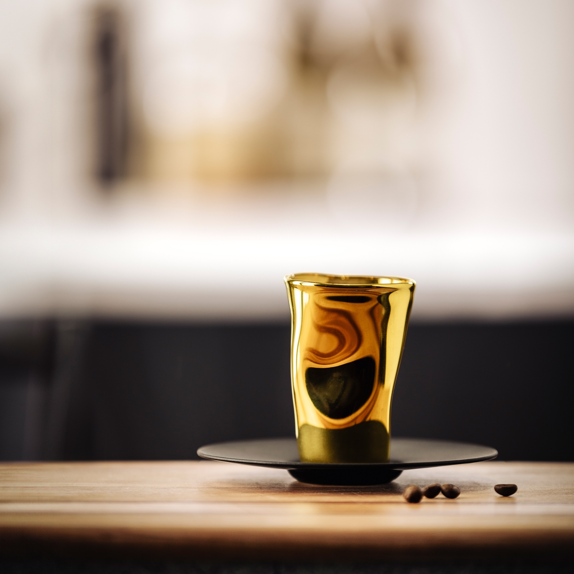 Eisch – Espresso Set UNIK, gold/black