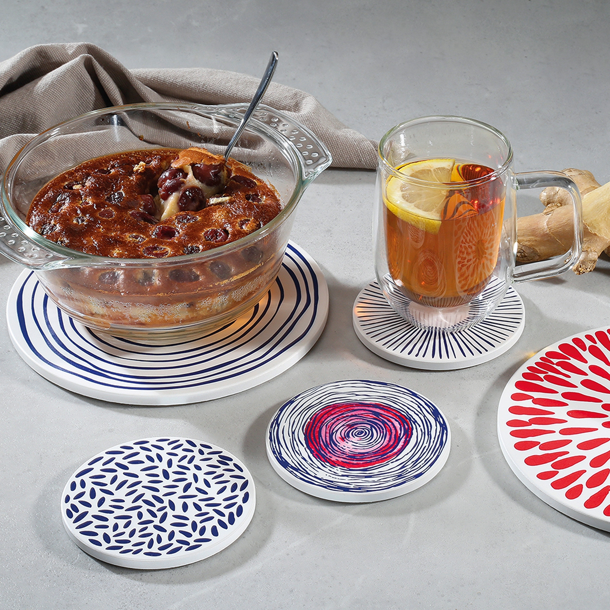 Zassenhaus - coaster NORDIC Circles - 20 cm Zassenhaus - coaster NORDIC Circles - 20 cm