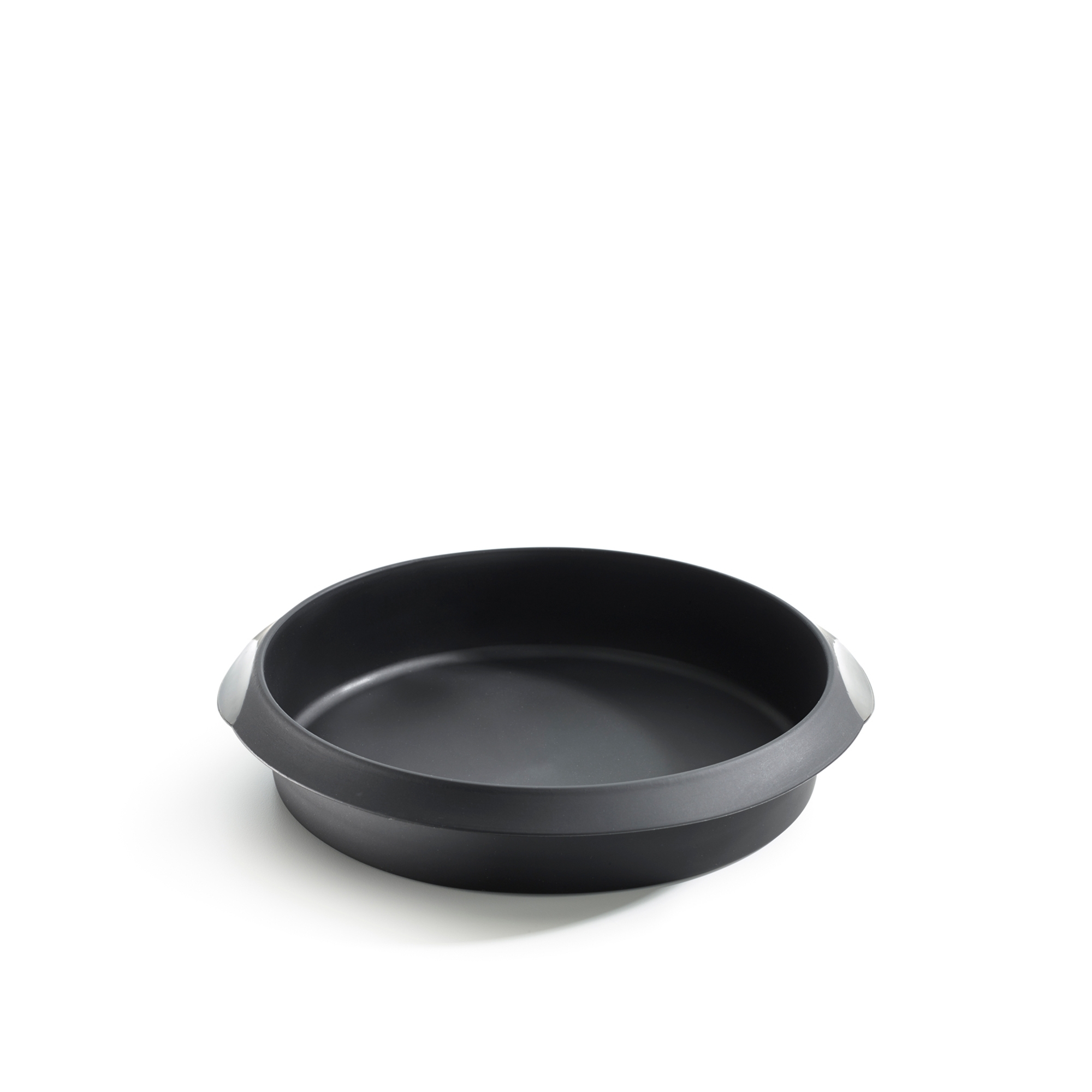 Lékué - Round silicone cake tin, 24 cm, black