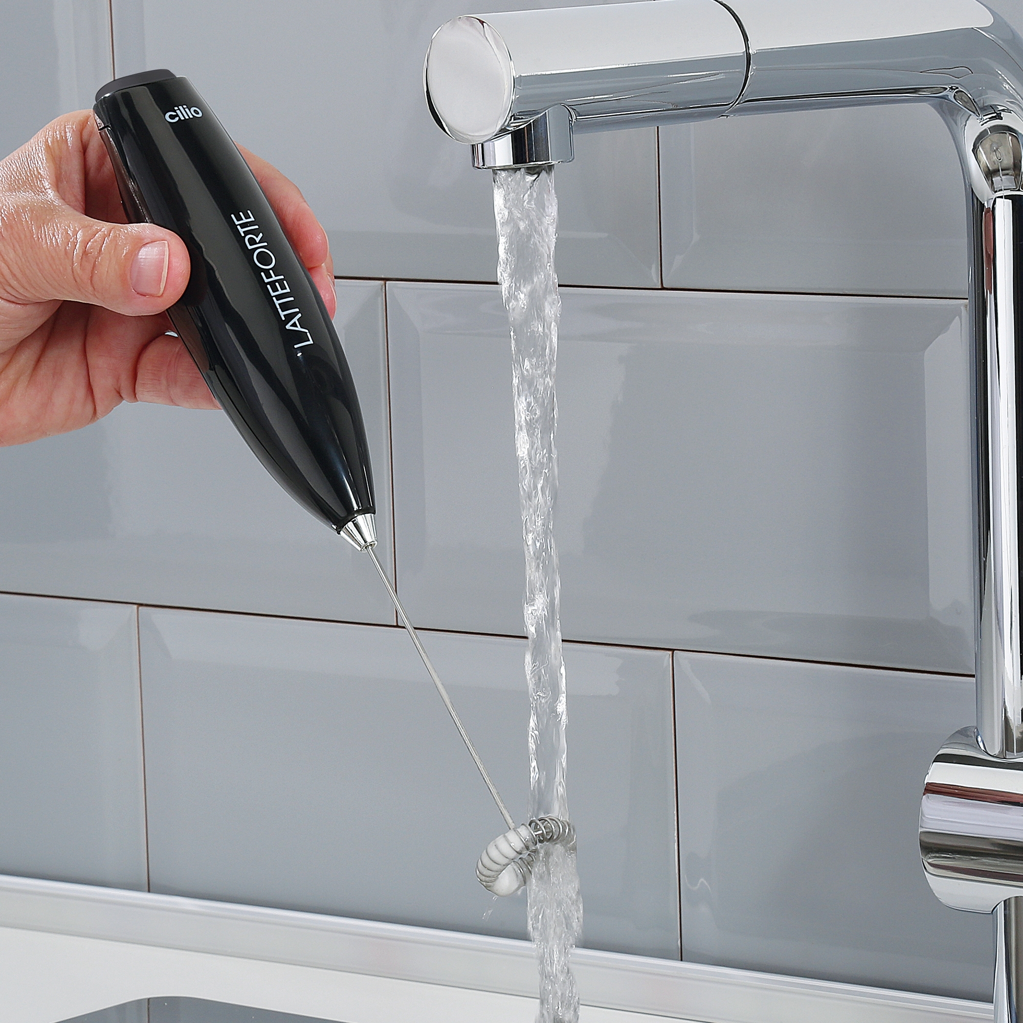 Cilio - Milk frother - LATTEFORTE - black