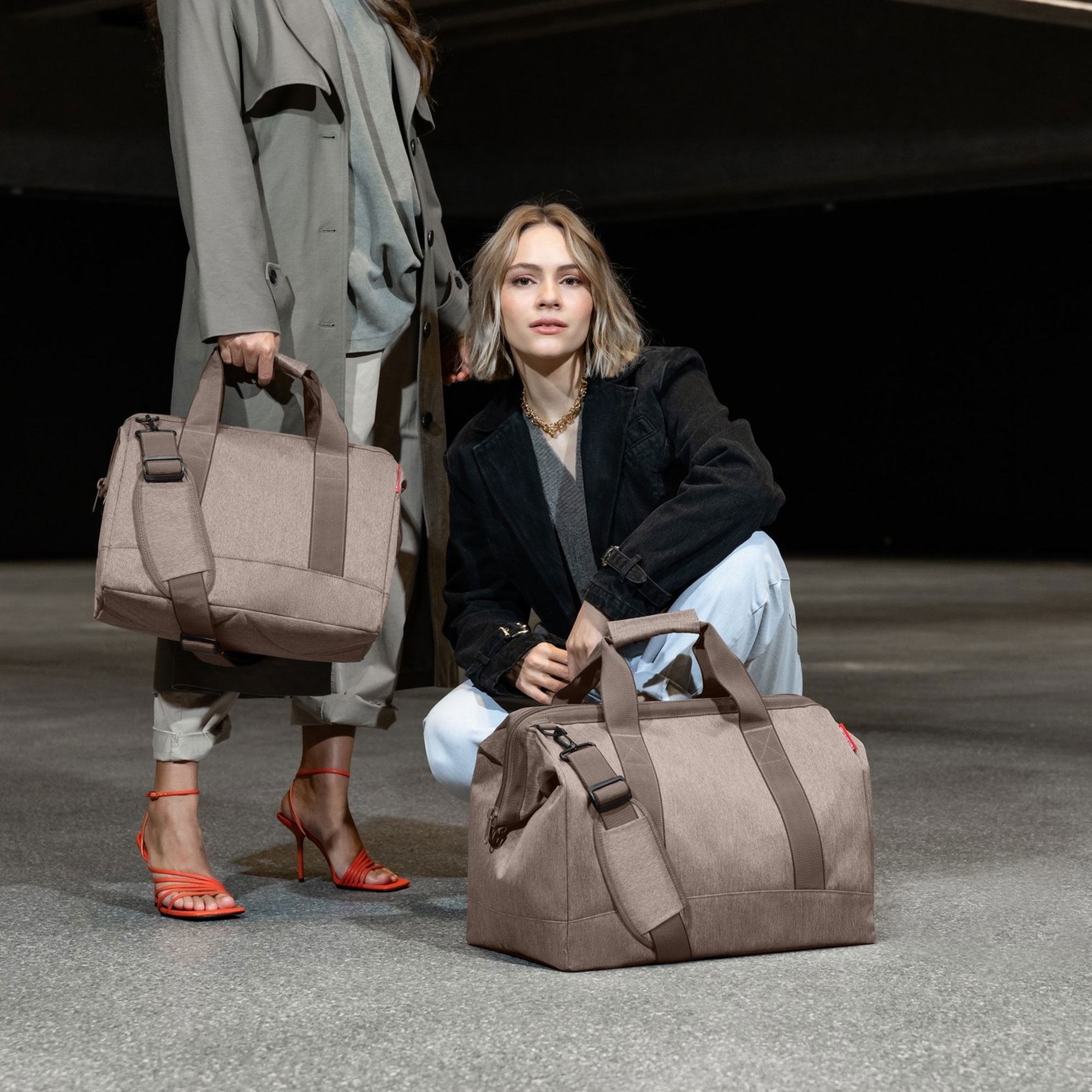 reisenthel - allrounder M - herringbone mokka