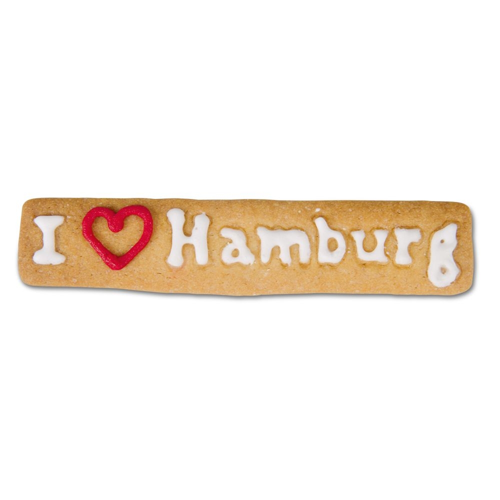 Städter - Cookie cutter I Love Hamburg - 11 cm