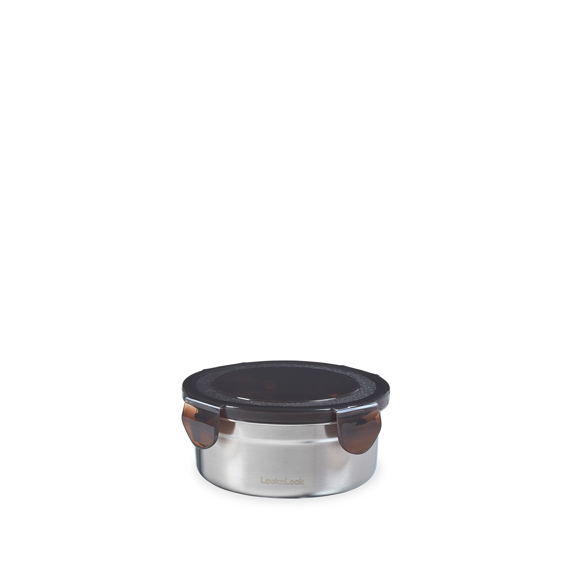 LocknLock - Stainless steel storage container, round, 460 ml