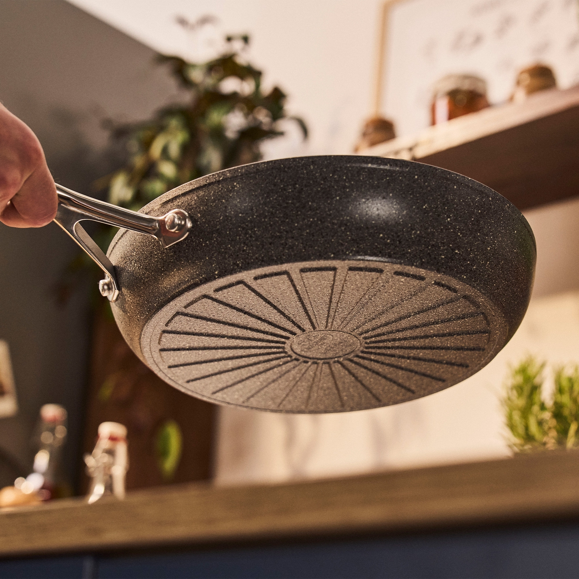 BALLARINI - Bratpfanne | Salina | titanverstärkte keramische Antihaftbeschichtung | 24 cm