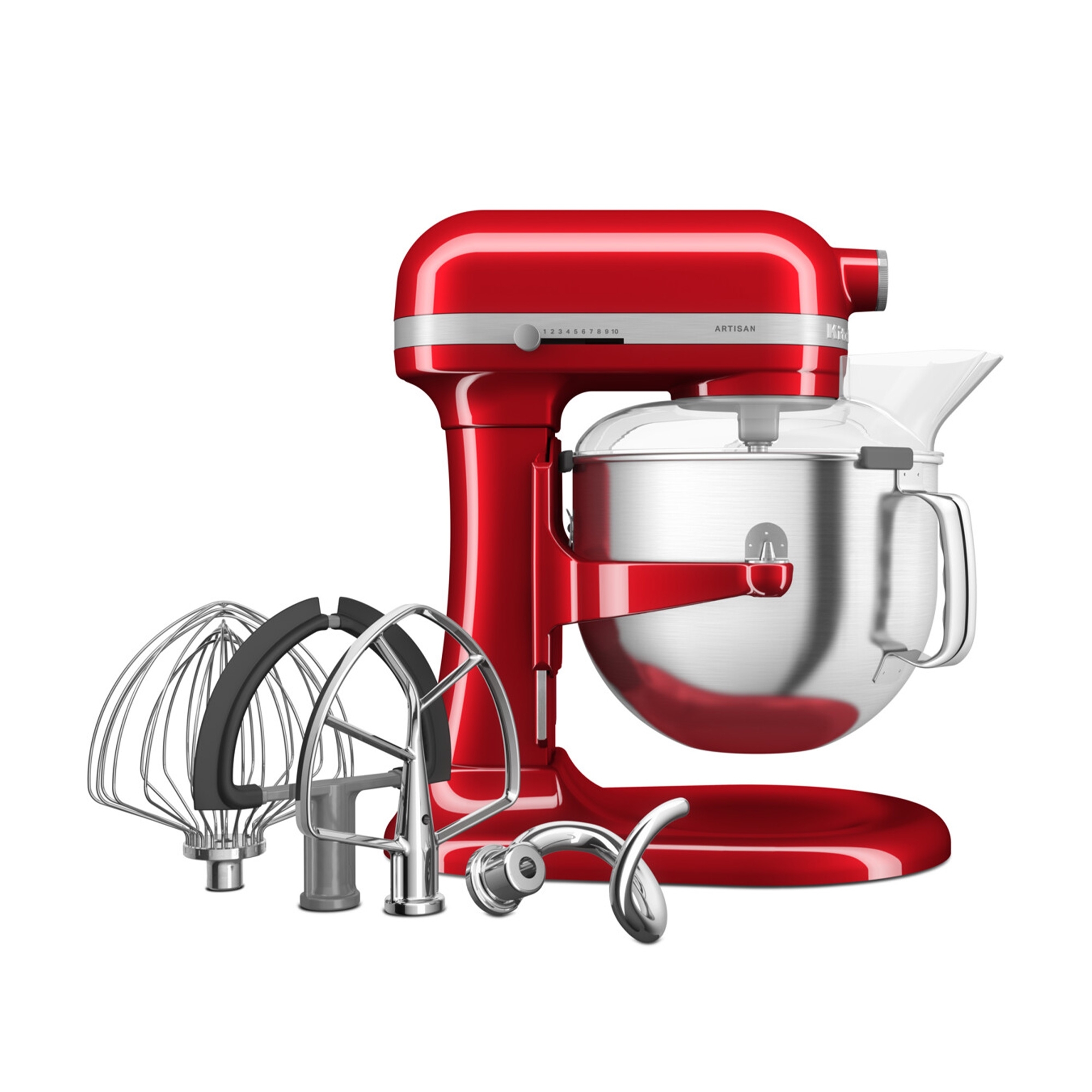 KitchenAid - Set Küchenmaschine 6,6 L + 15 tlg. Küchenhelfer-Set + Rezeptbuch „Patisserie leichtgemacht“ - Liebesapfelrot KitchenAid - Set Küchenmaschine 6,6 L + 15 tlg. Küchenhelfer-Set + Rezeptbuch „Patisserie leichtgemacht“ - Liebesapfelrot