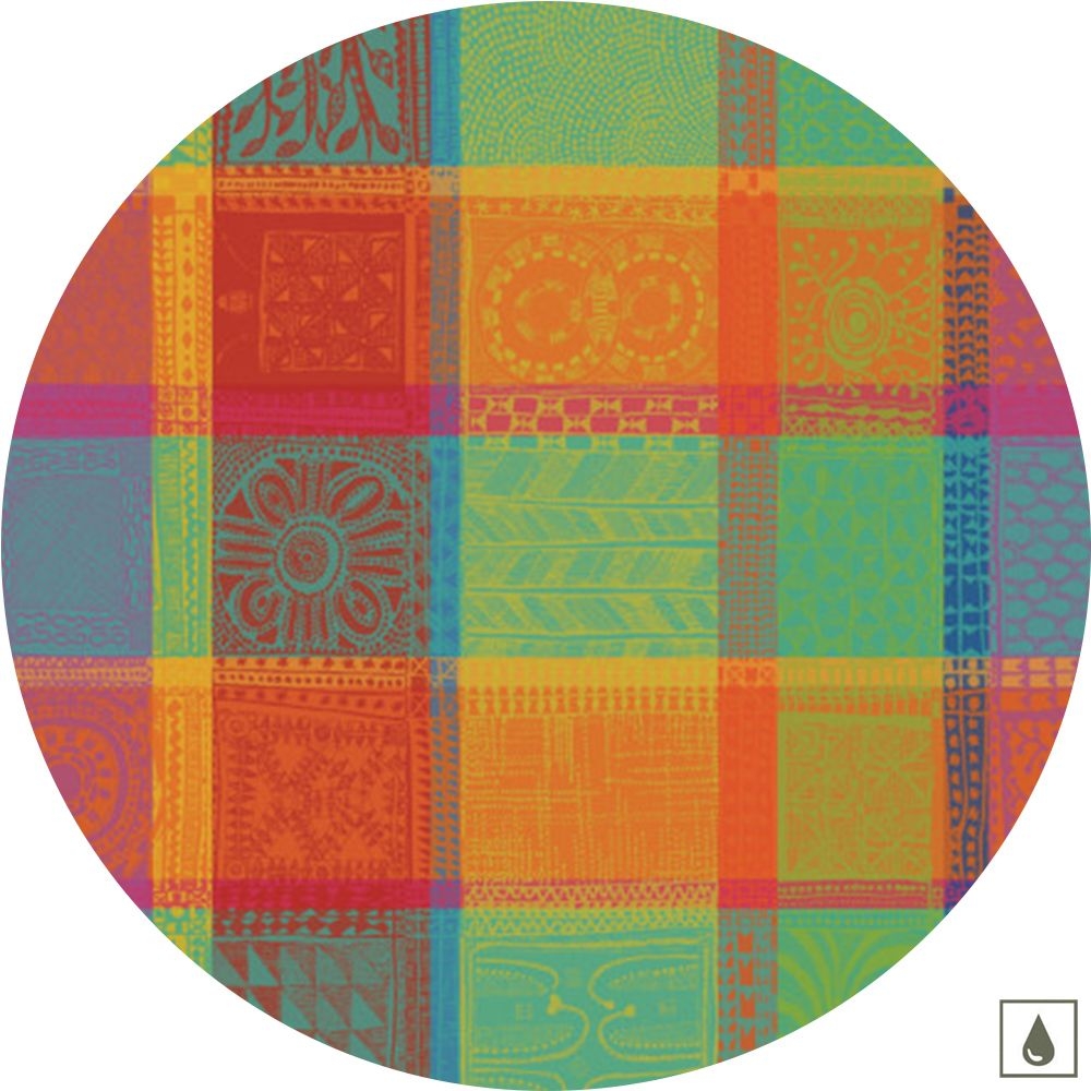 Garnier-Thiebaut Tablecloth - Mille Wax Creole - mB - different sizes