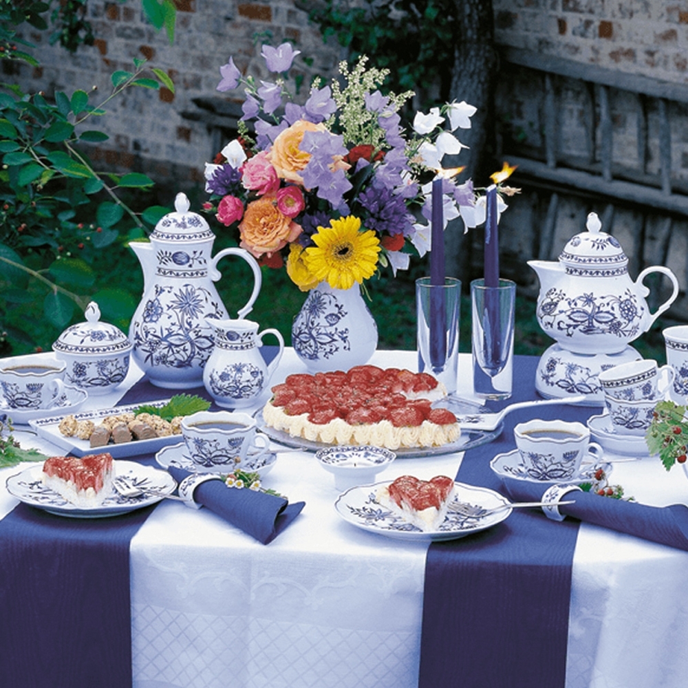 Triptis - Romantika - onion pattern - cake platter 33 cm