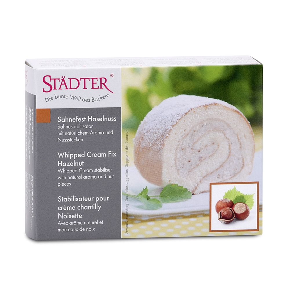 Städter - Whipped cream stabiliser Hazelnut - 125 g Städter - Whipped cream stabiliser Hazelnut - 125 g