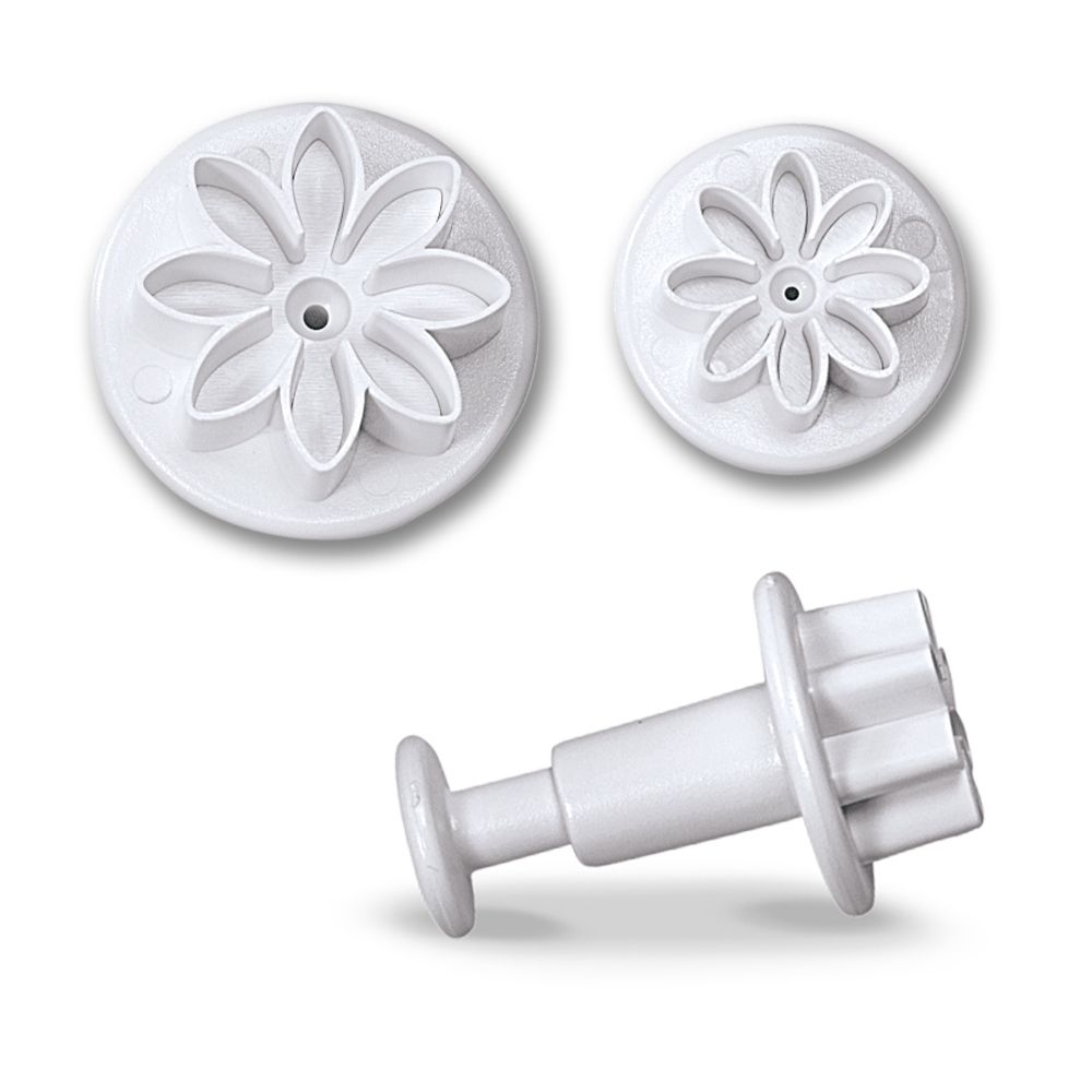 Städter - Ausstecher mit Auswerfer Gänseblümchen / Margerite - 20 / 25 mm - Set, 2-teilig Städter - Ausstecher mit Auswerfer Gänseblümchen / Margerite - 20 / 25 mm - Set, 2-teilig