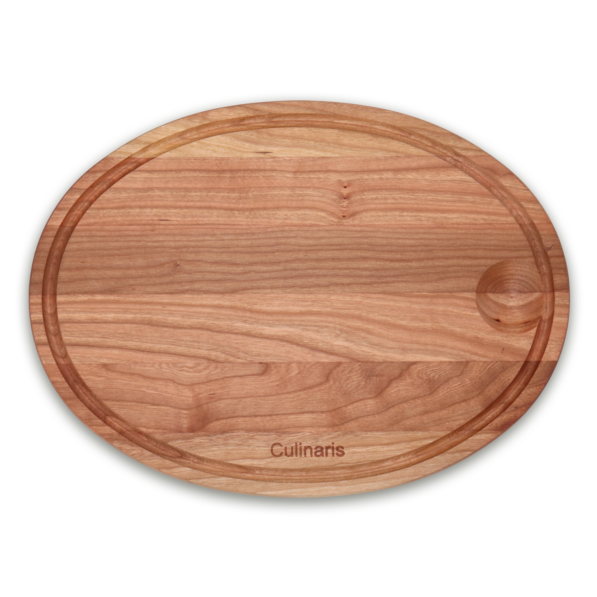 Culinaris - oval carving board made of cherry wood