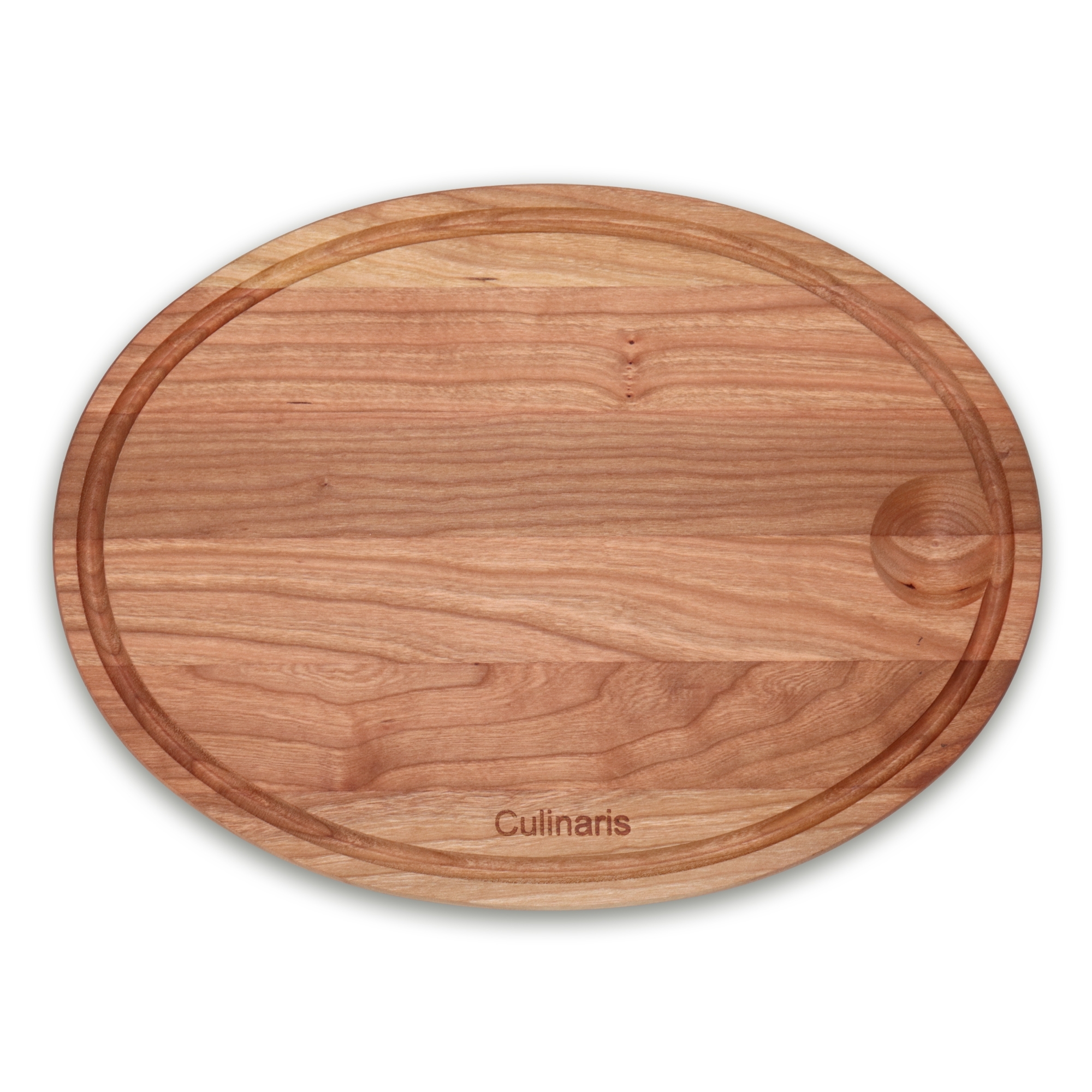 Carving board - oval - cherry wood - 38 x 28 cm | Culinaris Carving board - oval - cherry wood - 38 x 28 cm | Culinaris