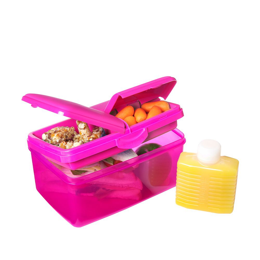 sistema - Lunchbox Quaddie mit Trinkflasche - 1500 ml