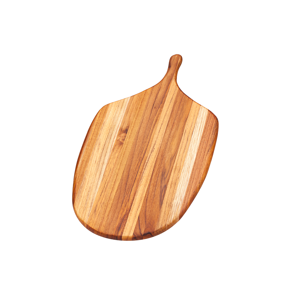 TeakHaus - Canoe Collection Boards - Teak cutting board with handle