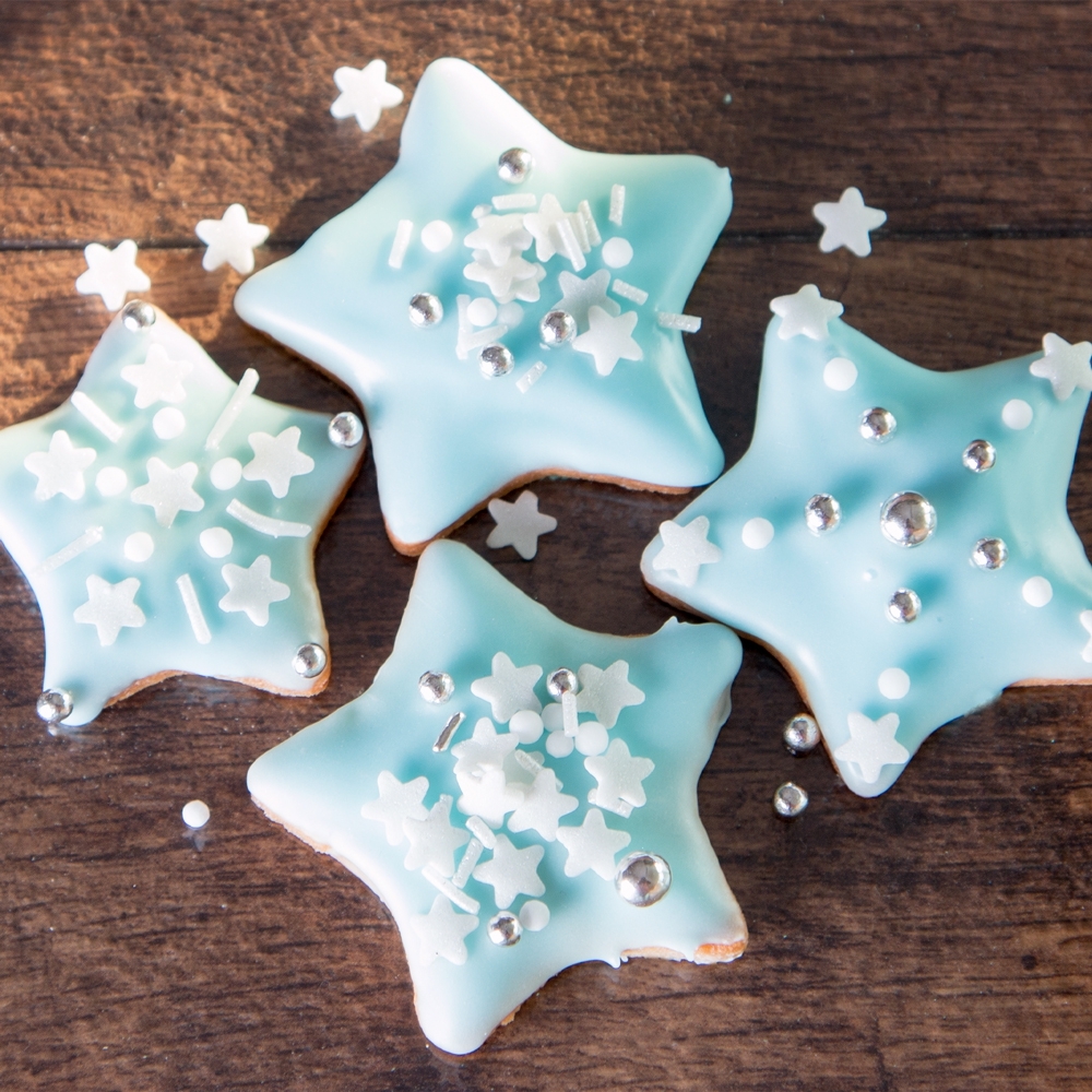 Städter - Edible sprinkle  Magic stars white Mix Städter - Edible sprinkle  Magic stars white Mix