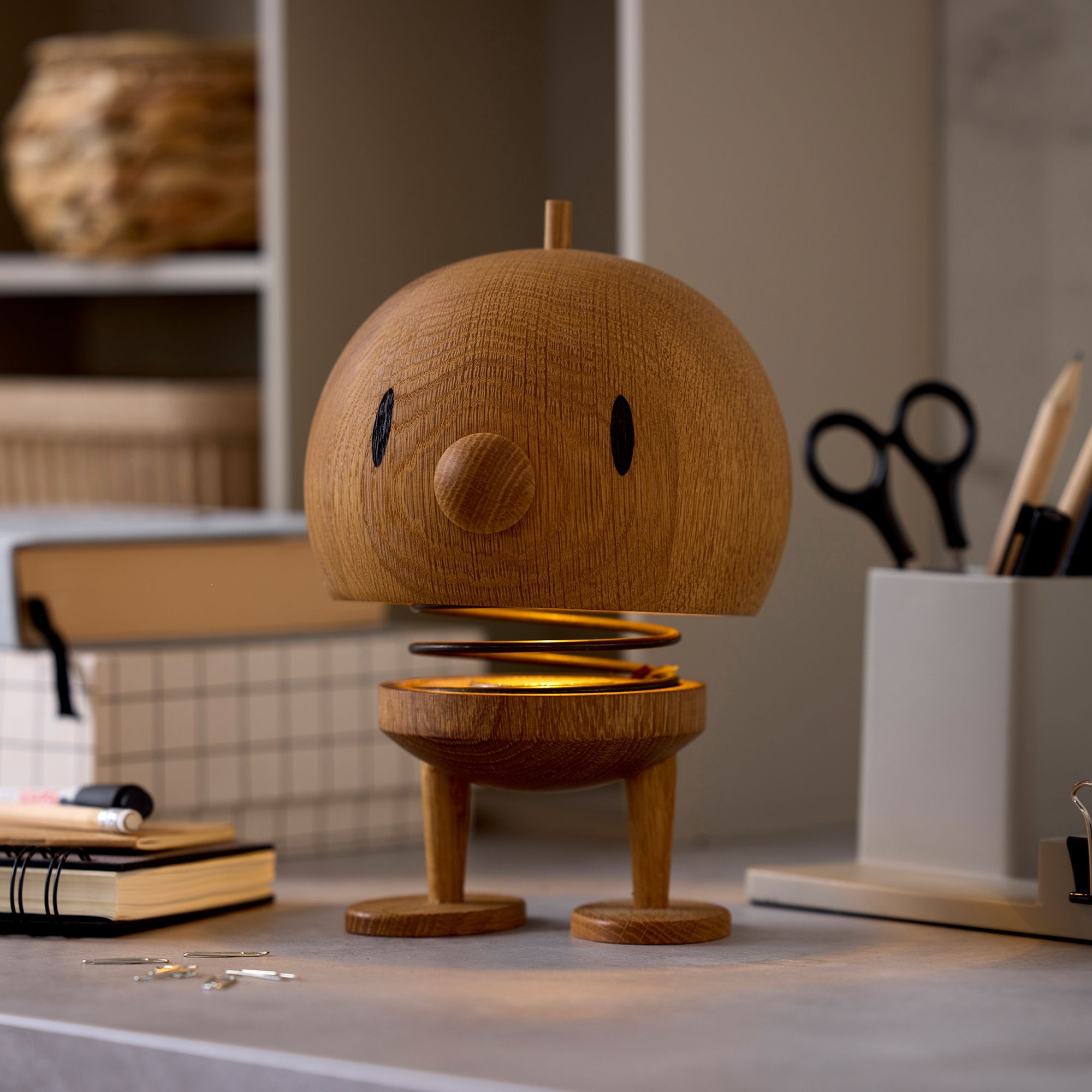 Hoptimist - Oak LED Lamp - L