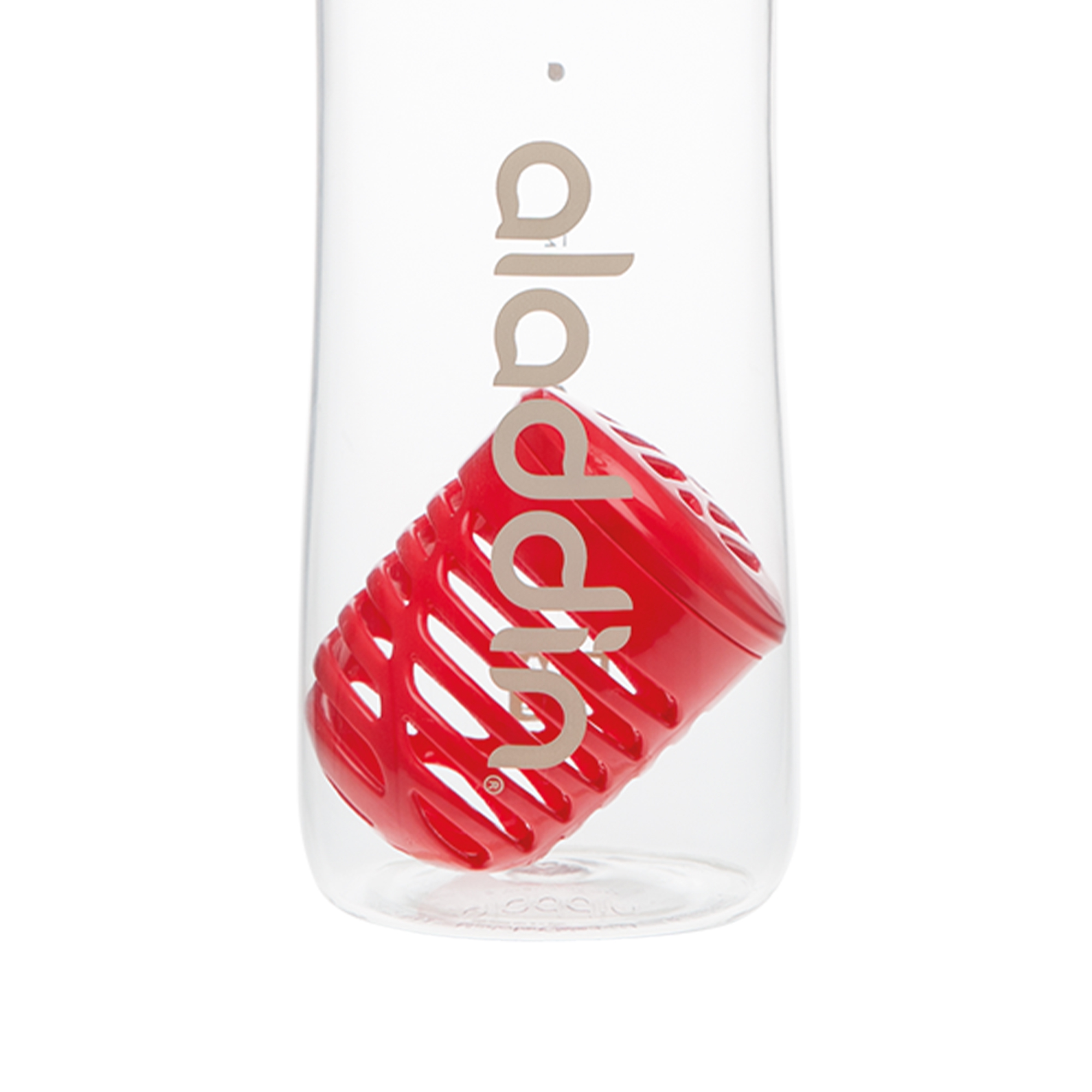 aladdin Fruchteinsatz für Wasserflasche Infuser 0,7 red
