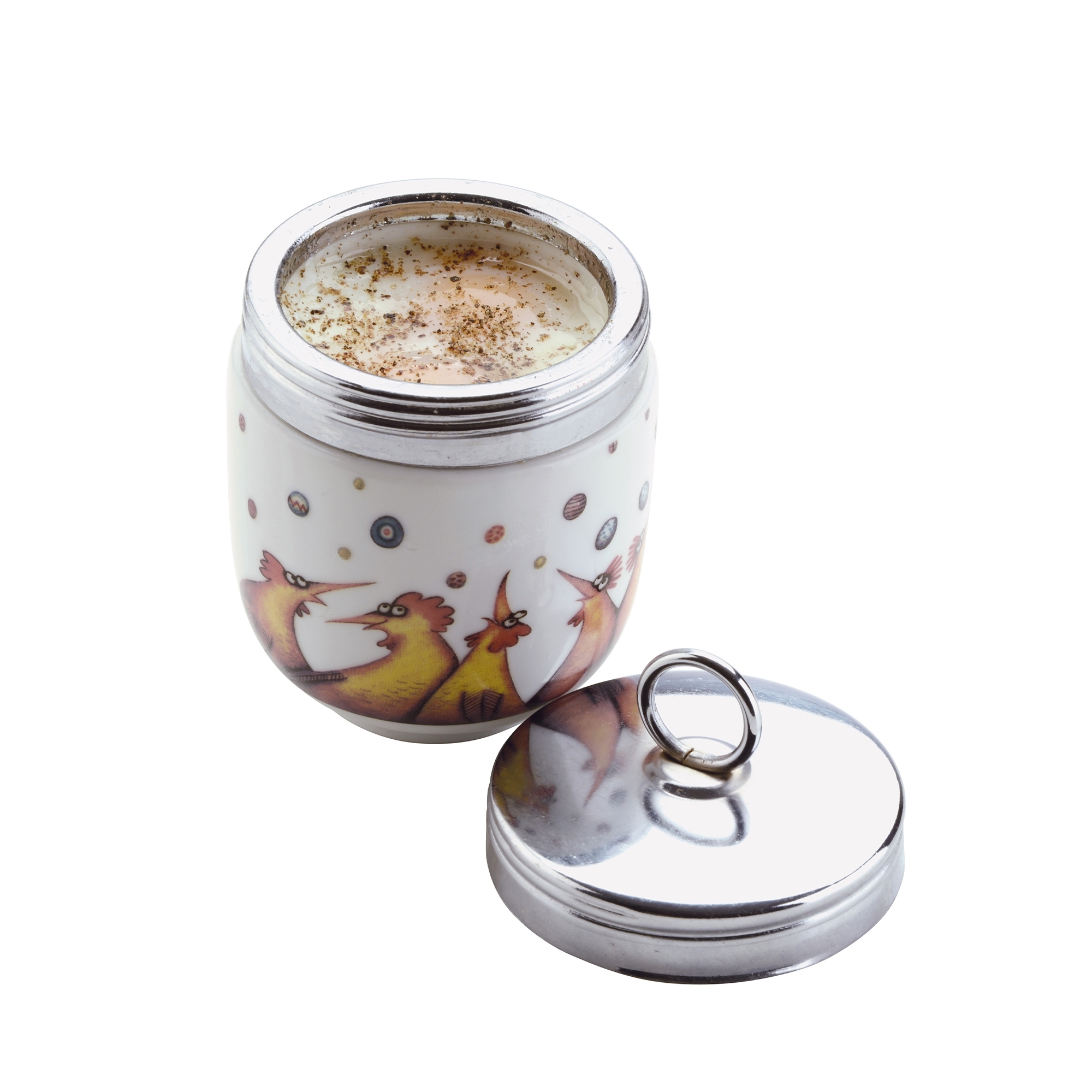 BIA - Set of 2 Egg Coddlers - Raining Eggs by Clare Mackie