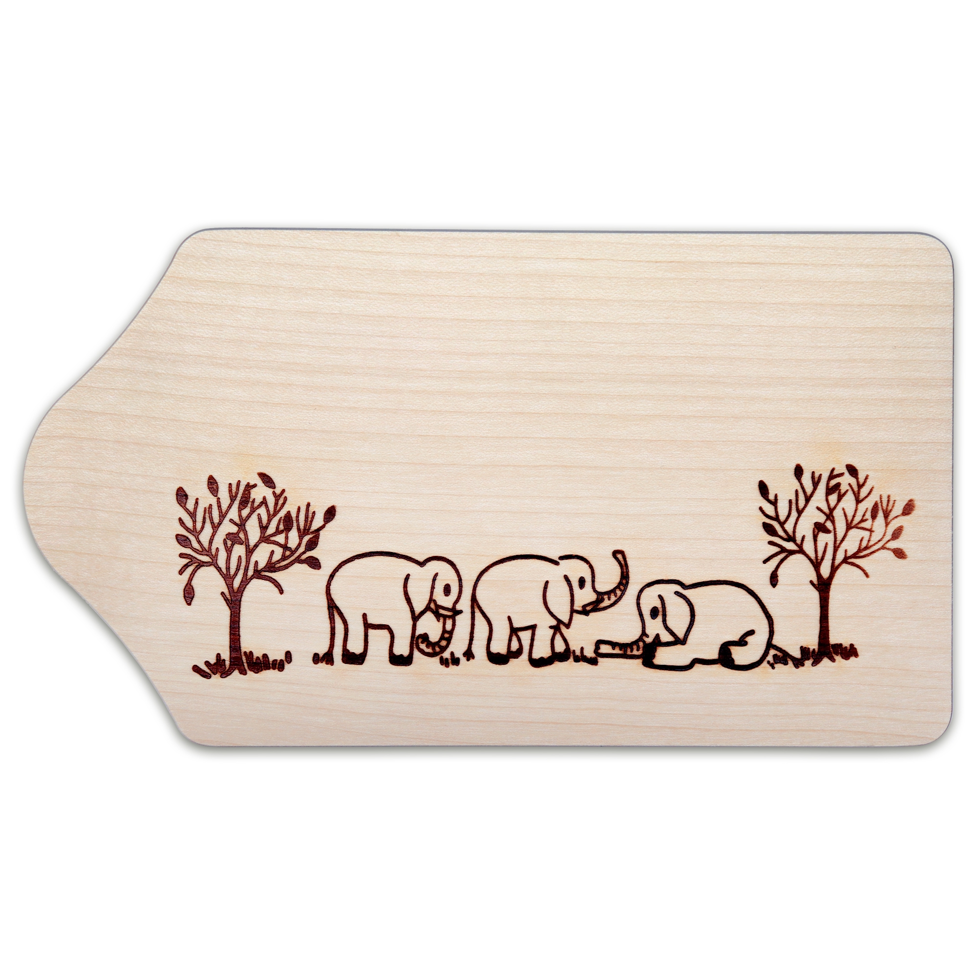 Culinaris - Breakfast board - maple wood - elephant
