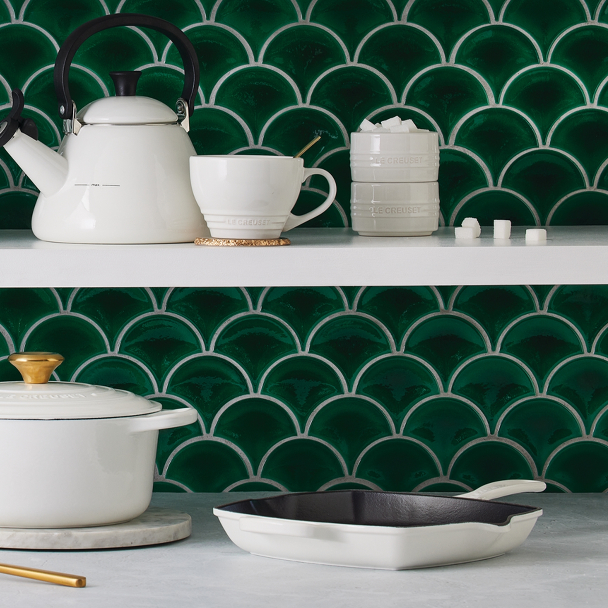 Le Creuset - Signature Grillpfanne quadratisch 26 cm Le Creuset - Signature Grillpfanne quadratisch 26 cm