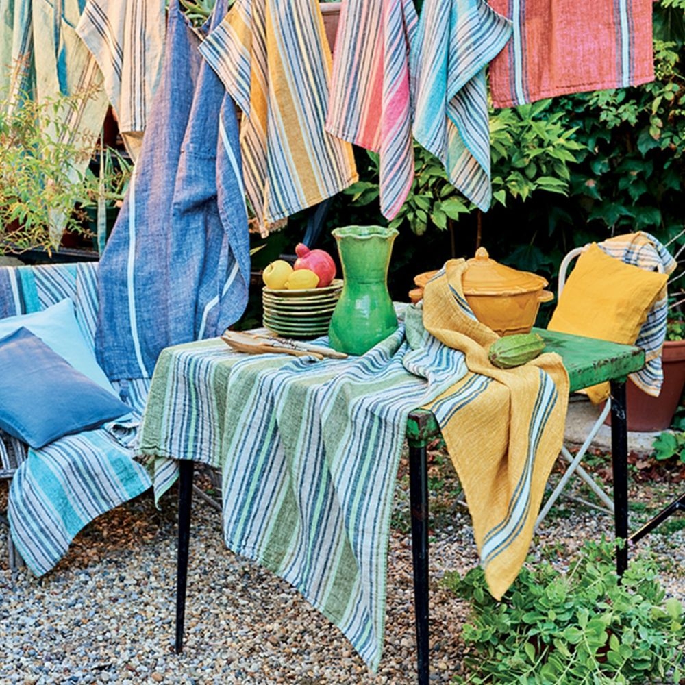 Garnier-Thiebaut Table Runner - Sombrilla Corail