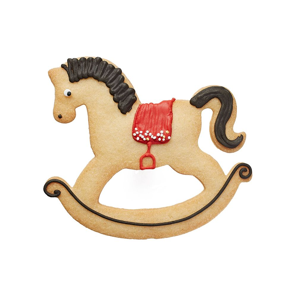 RBV Birkmann - Cookie cutter Rocking horse 12 cm RBV Birkmann - Cookie cutter Rocking horse 12 cm