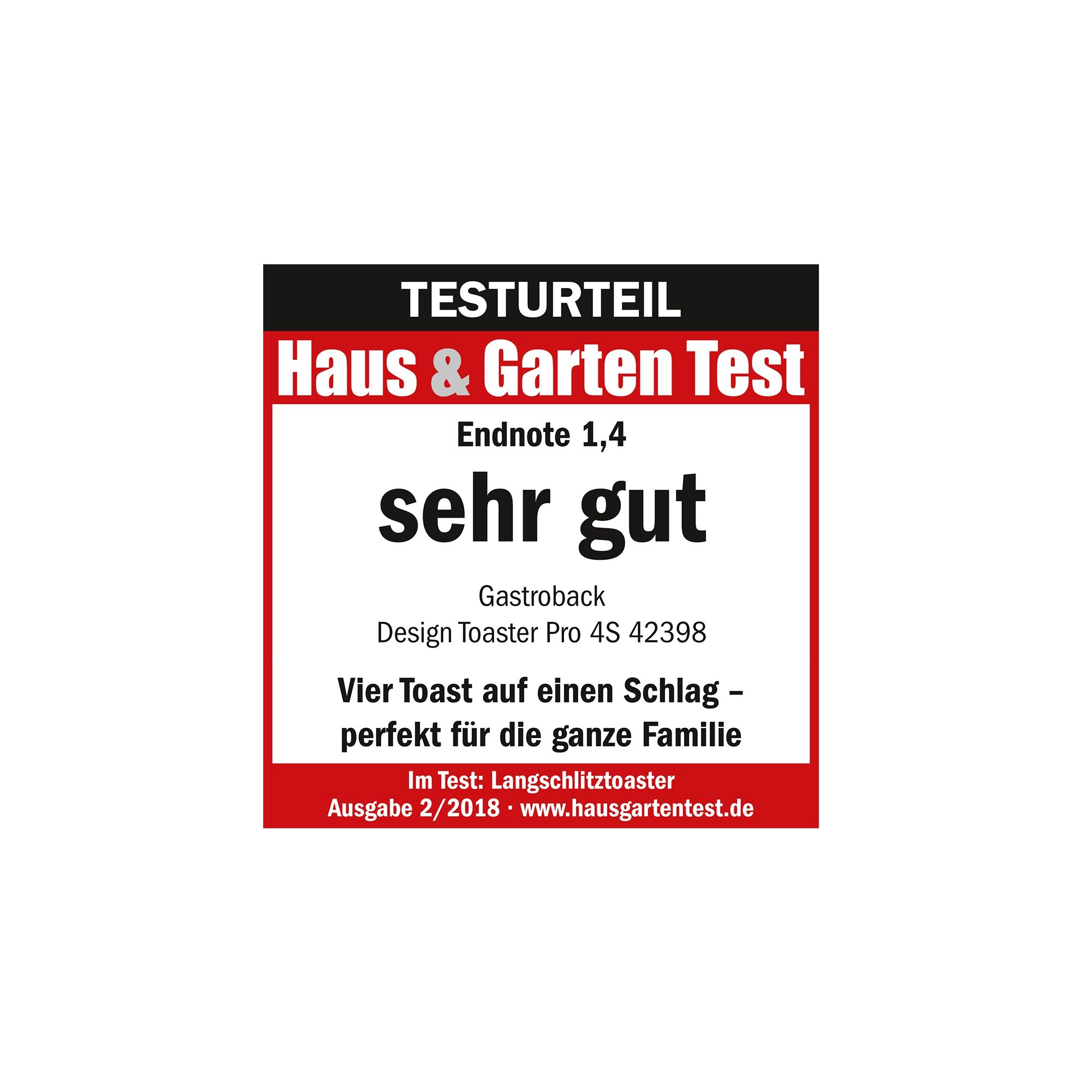 Gastroback - Design Toaster Pro 4S Gastroback - Design Toaster Pro 4S