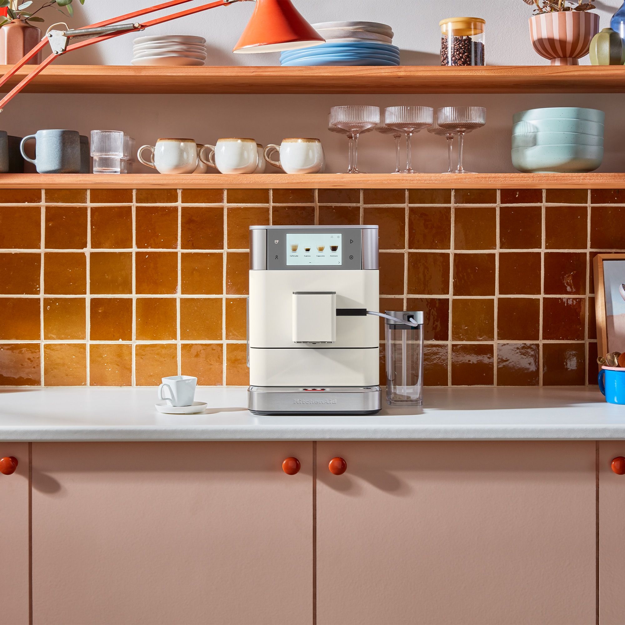 KitchenAid - Automatic coffee machine KF8 - Porcelain White KitchenAid - Automatic coffee machine KF8 - Porcelain White